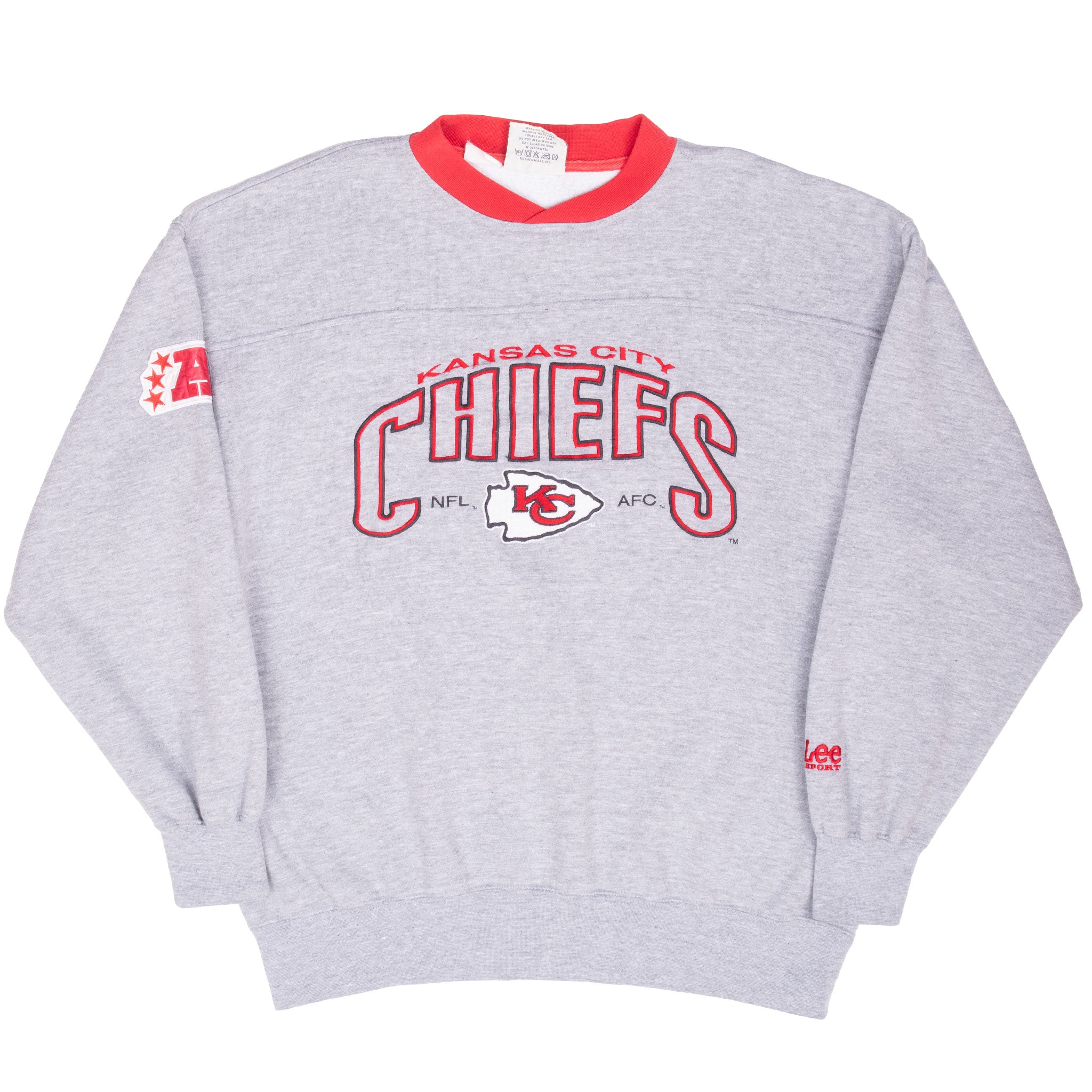 Vintage Nfl Kansas City Chiefs Embroidered 1990S Sweatshirt Size Large