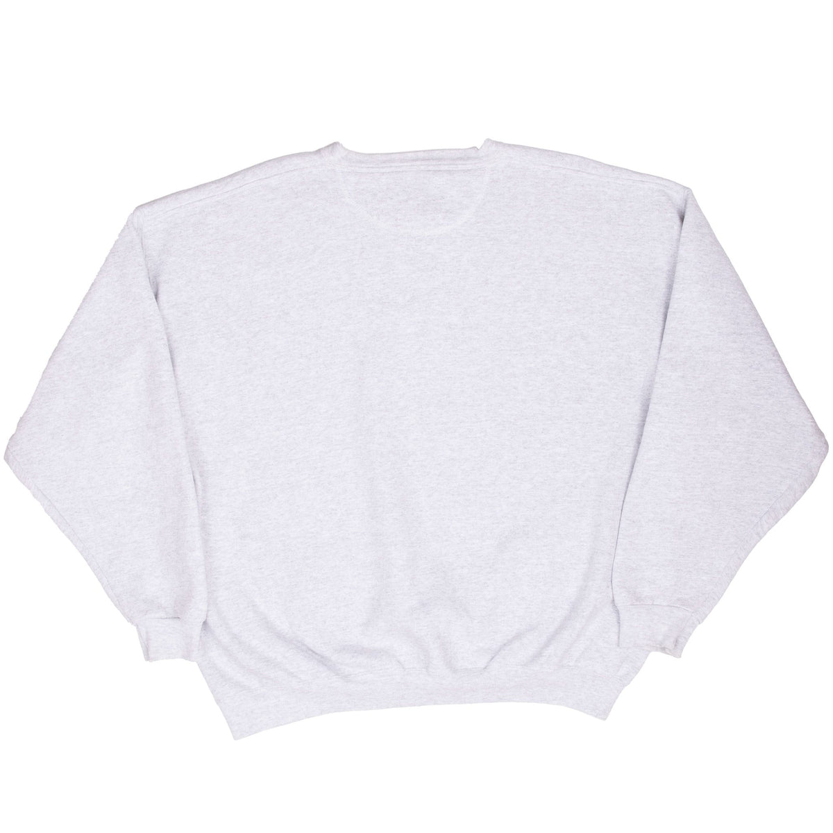 Back of light gray San Diego Chargers crewneck sweatshirt with a plain finish