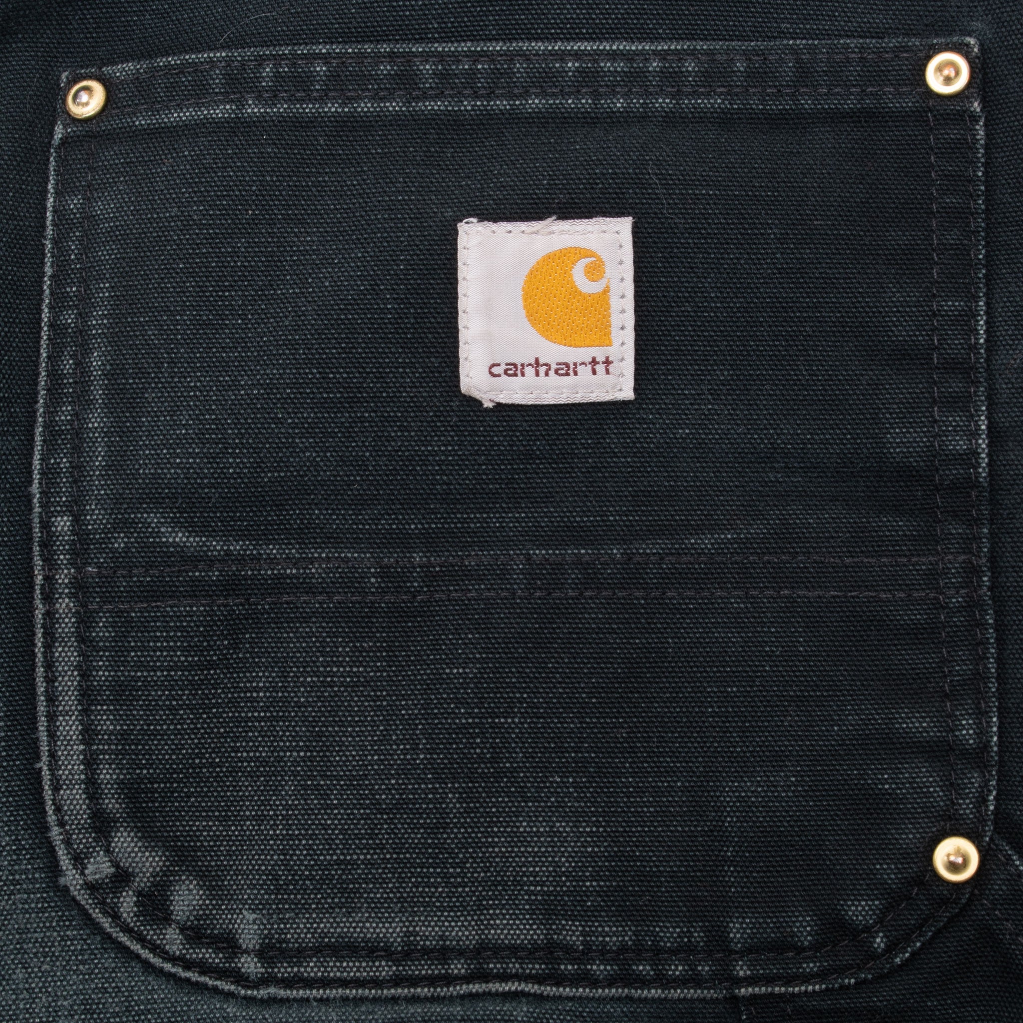 Vintage Carhartt Carpenter Double Knee Black Pants 2000S 33X34
Size On Tag 33X36 Actual Size 33X34
