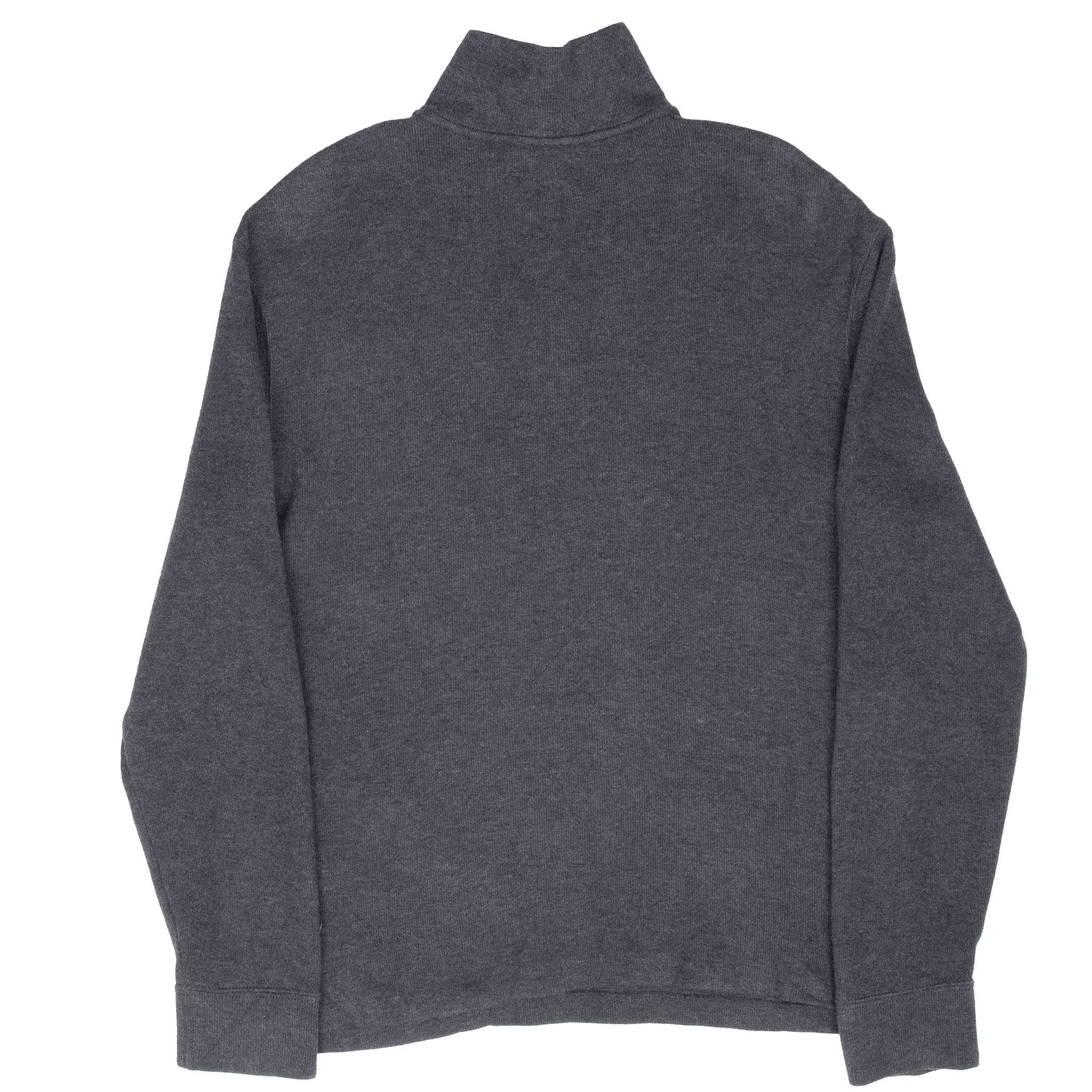 Vintage Polo Ralph Lauren Dark Grey 1990S Quarter 1/4 Zip Sweater Size Medium