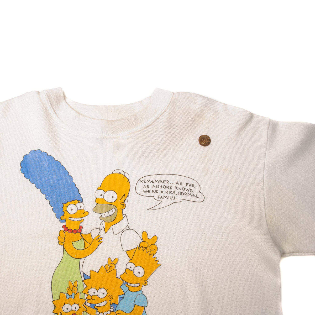 VINTAGE THE SIMPSONS SWEATSHIRT 1990 SIZE MEDIUM MADE IN USA
