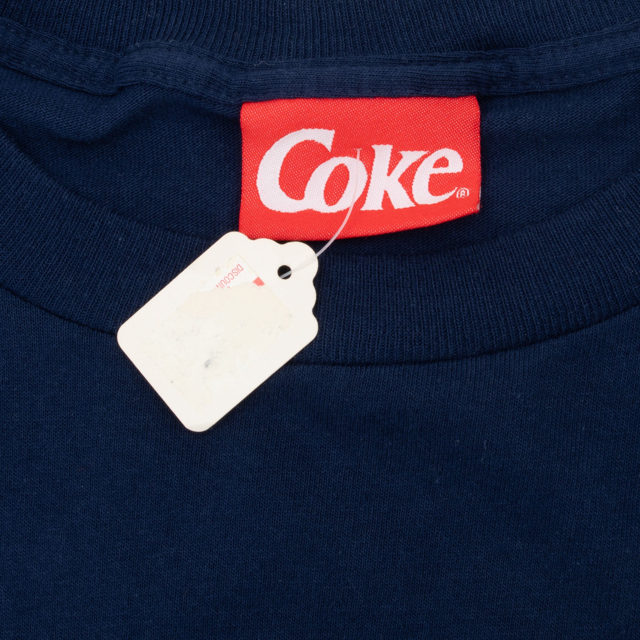 Vintage Coca Cola Polar Bear Tee Shirt 1995 Size Medium Made In USA With Single Stitch Sleeves Deatstock