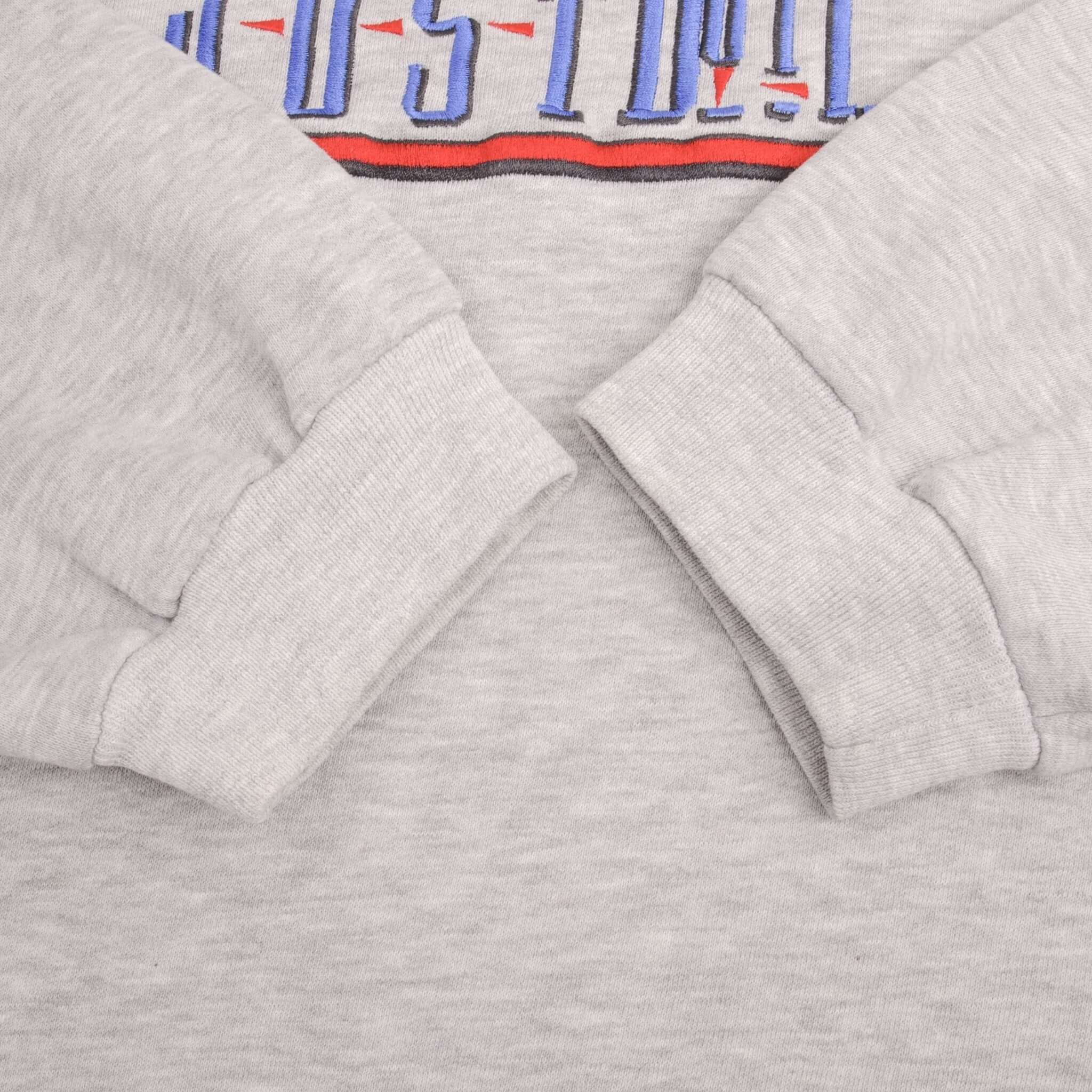 Vintage Nike Just Do It Spellout Gray Sweatshirt 1980S Size 2XL