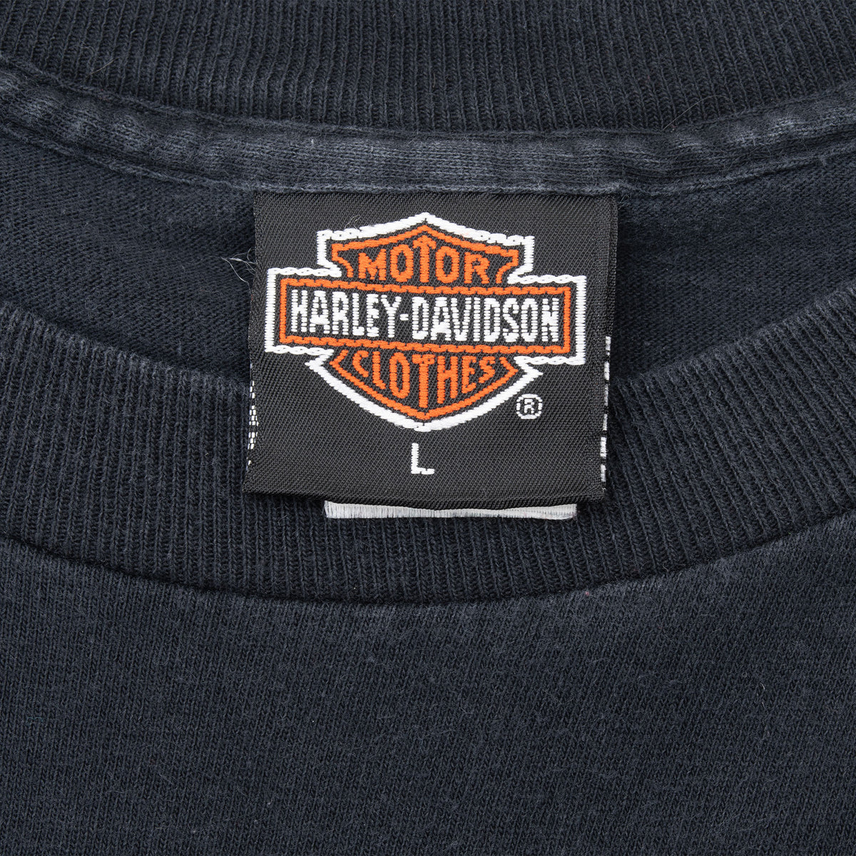 Harley-Davidson Motor Clothes size L neck tag