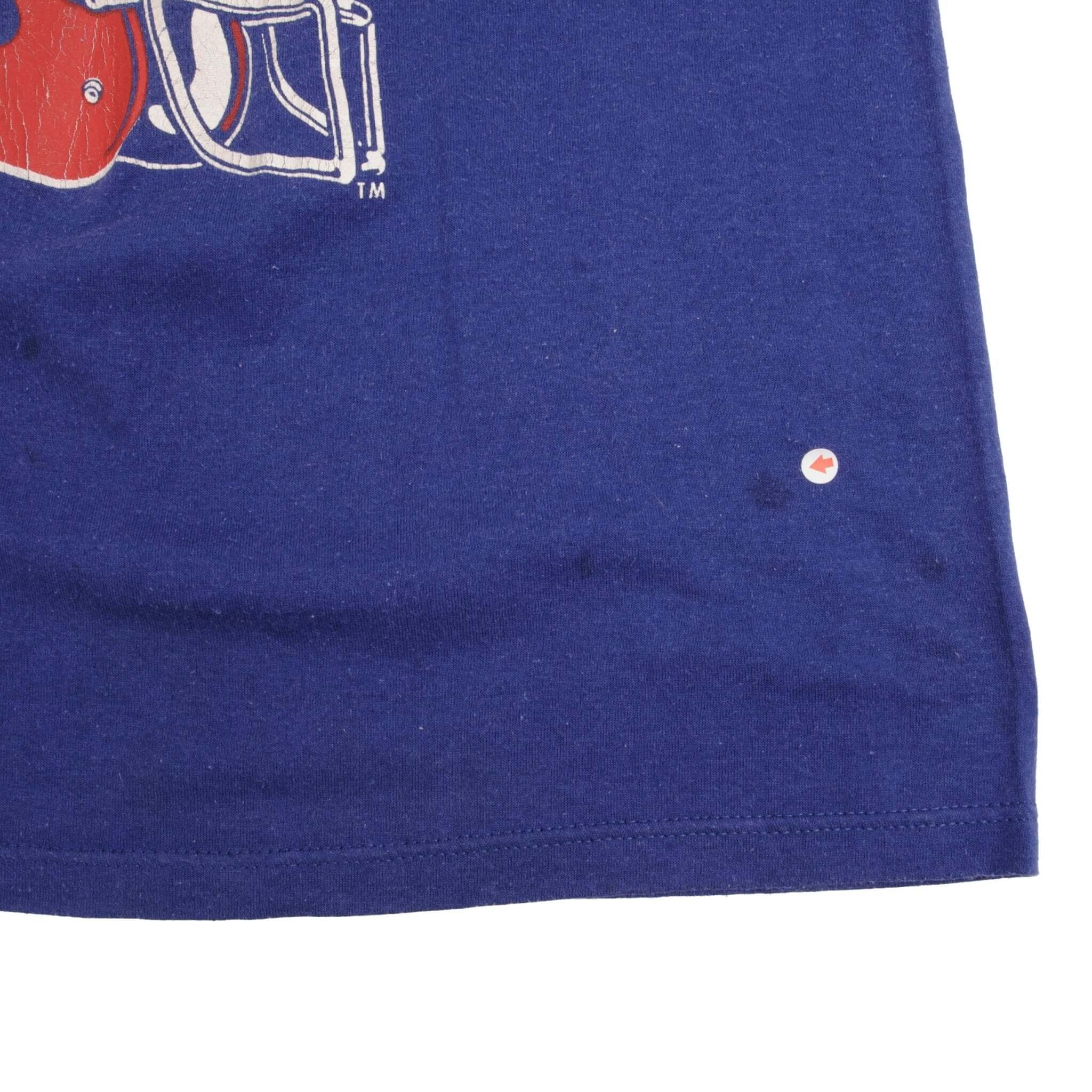 VINTAGE NFL BUFFALO BILLS 1980S CHAMPION TEE SHIRT SIZE MEDIUM MADE IN USA