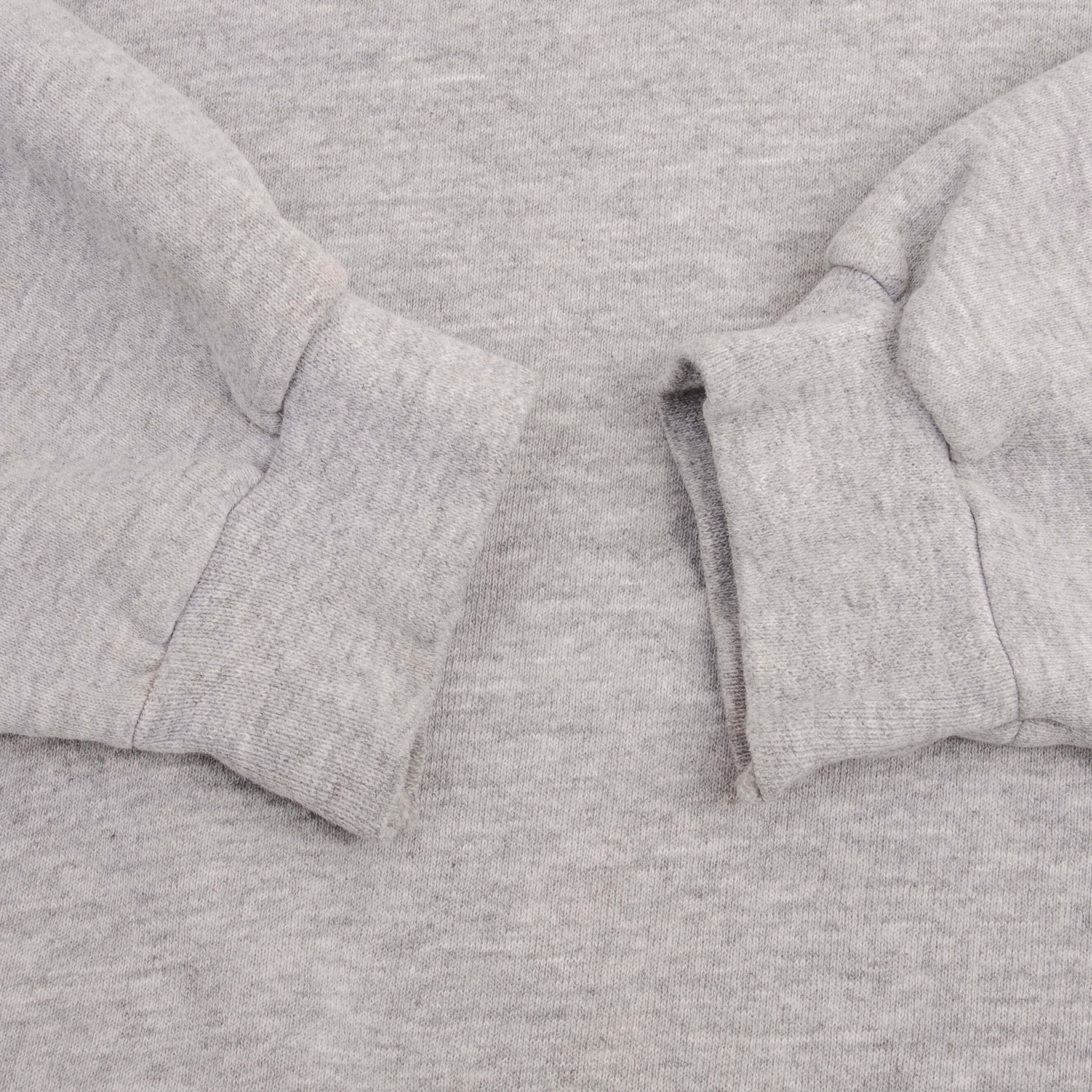 Vintage Nike Classic Swoosh Gray Sweatshirt 1990S Size Medium