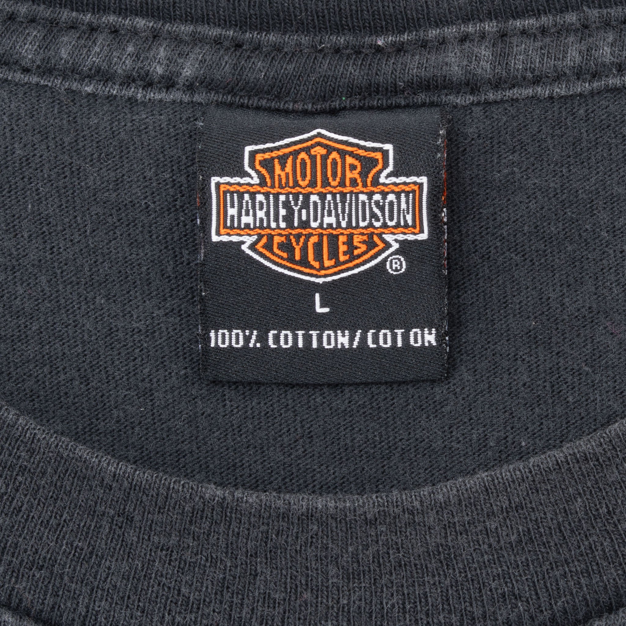 VINTAGE HARLEY DAVIDSON BILLINGS MONTANA 2002 TEE SHIRT LARGE MADE IN USA