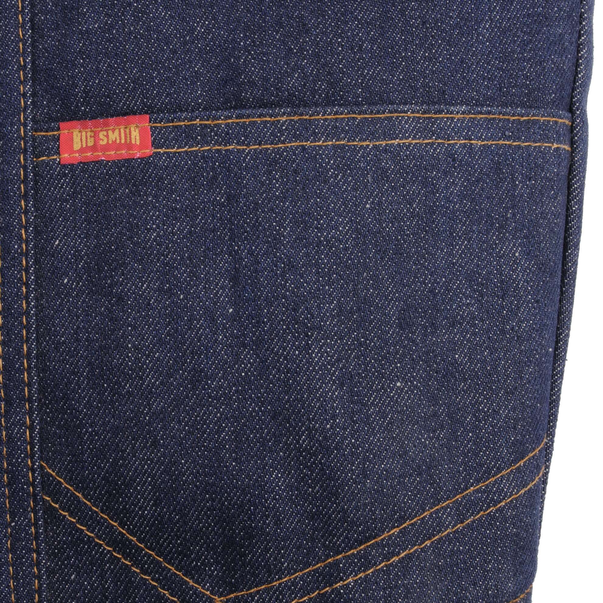 Vintage Big Smith Western Outwear Sherpa Denim Sleeveless Jacket Size Small Made In Usa