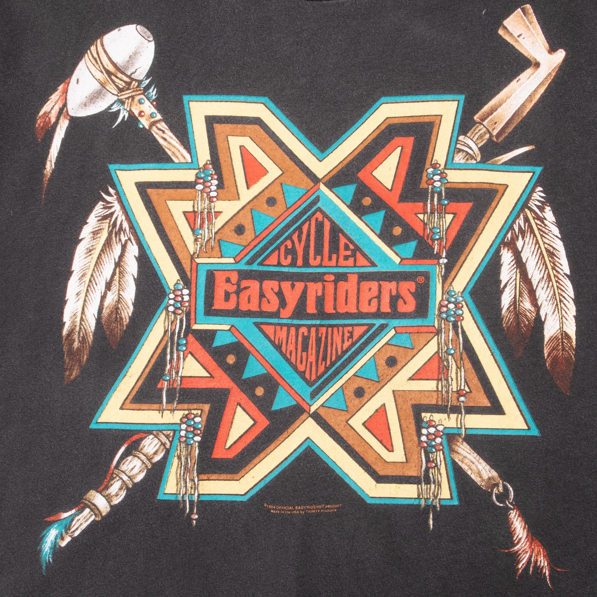 VINTAGE EASY RIDERS CYCLE MAGAZINE TEE SHIRT 1994 SIZE MEDIUM MADE IN USA
