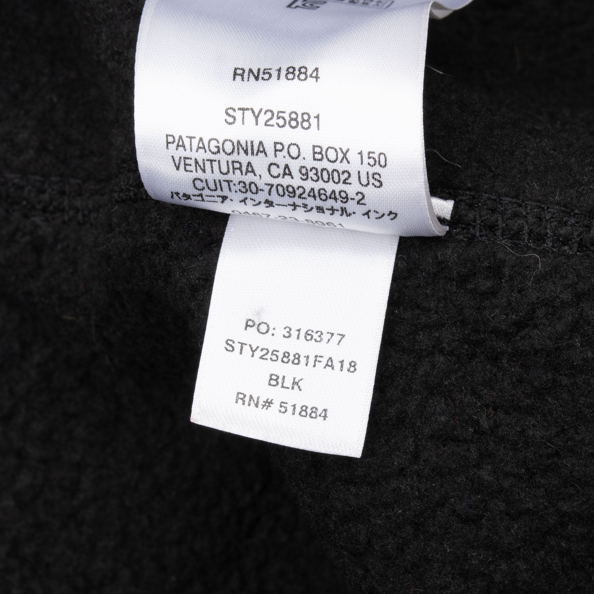 Vintage Patagonia Black Better Sweater Fleece Vest Jacket 2018 Size XL
STY25881