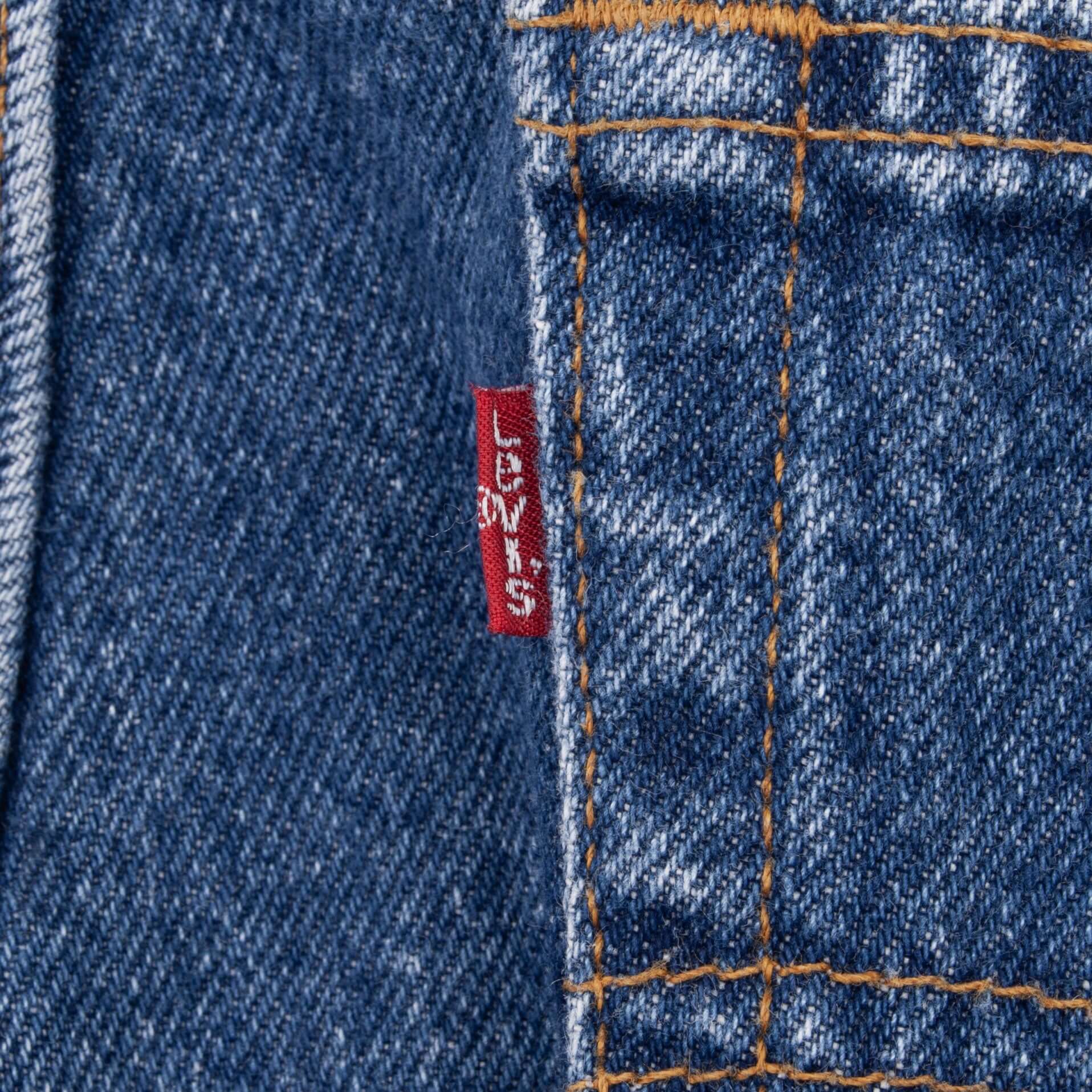 Beautiful Indigo Levis 506 Jeans 1980S Made in USA with a medium blue wash. Size on Tag 32X30 Actual Size 31X30 Back Button #585