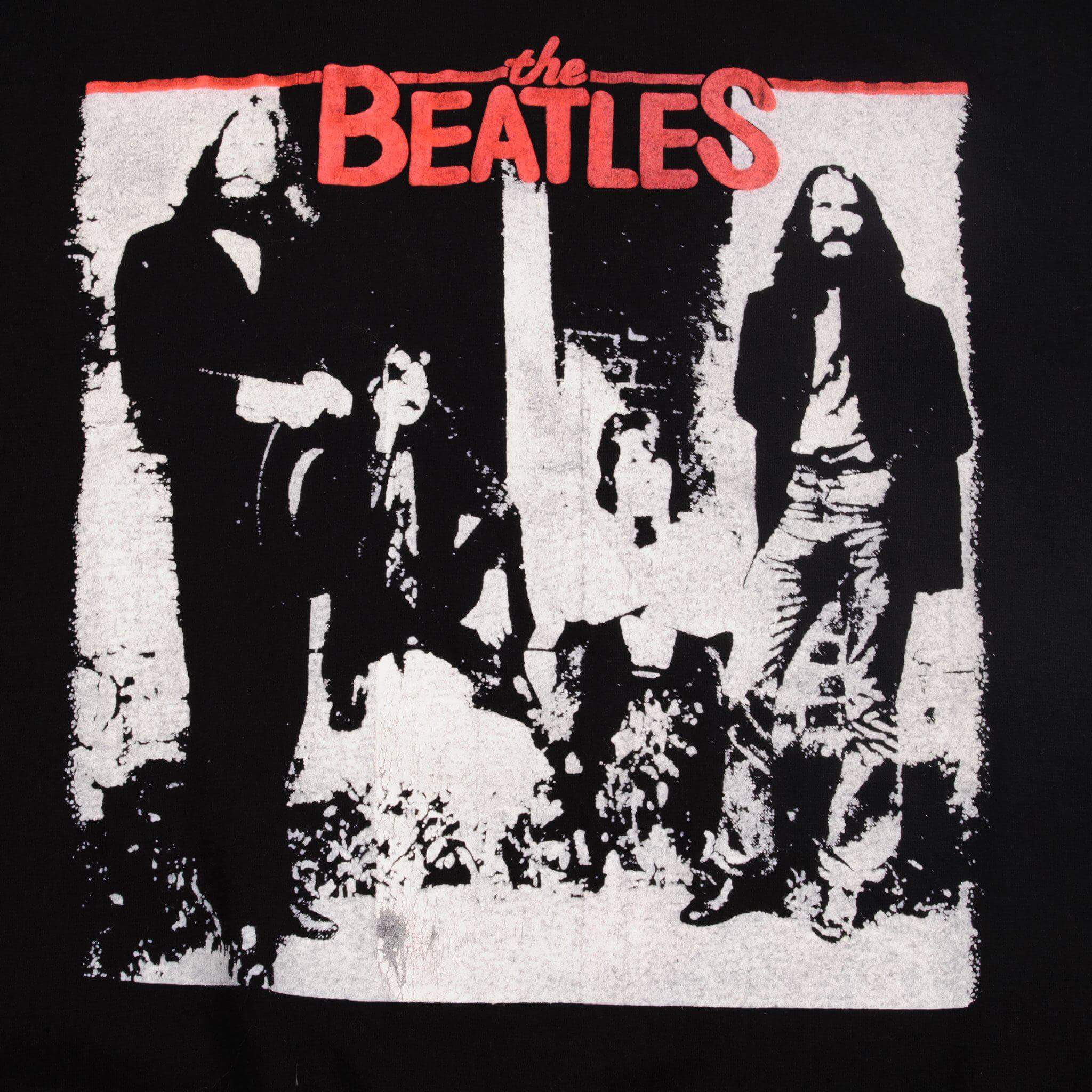 Vintage The Beatles 1980S Tee Shirt Size Large With Single Stitch Sleeves