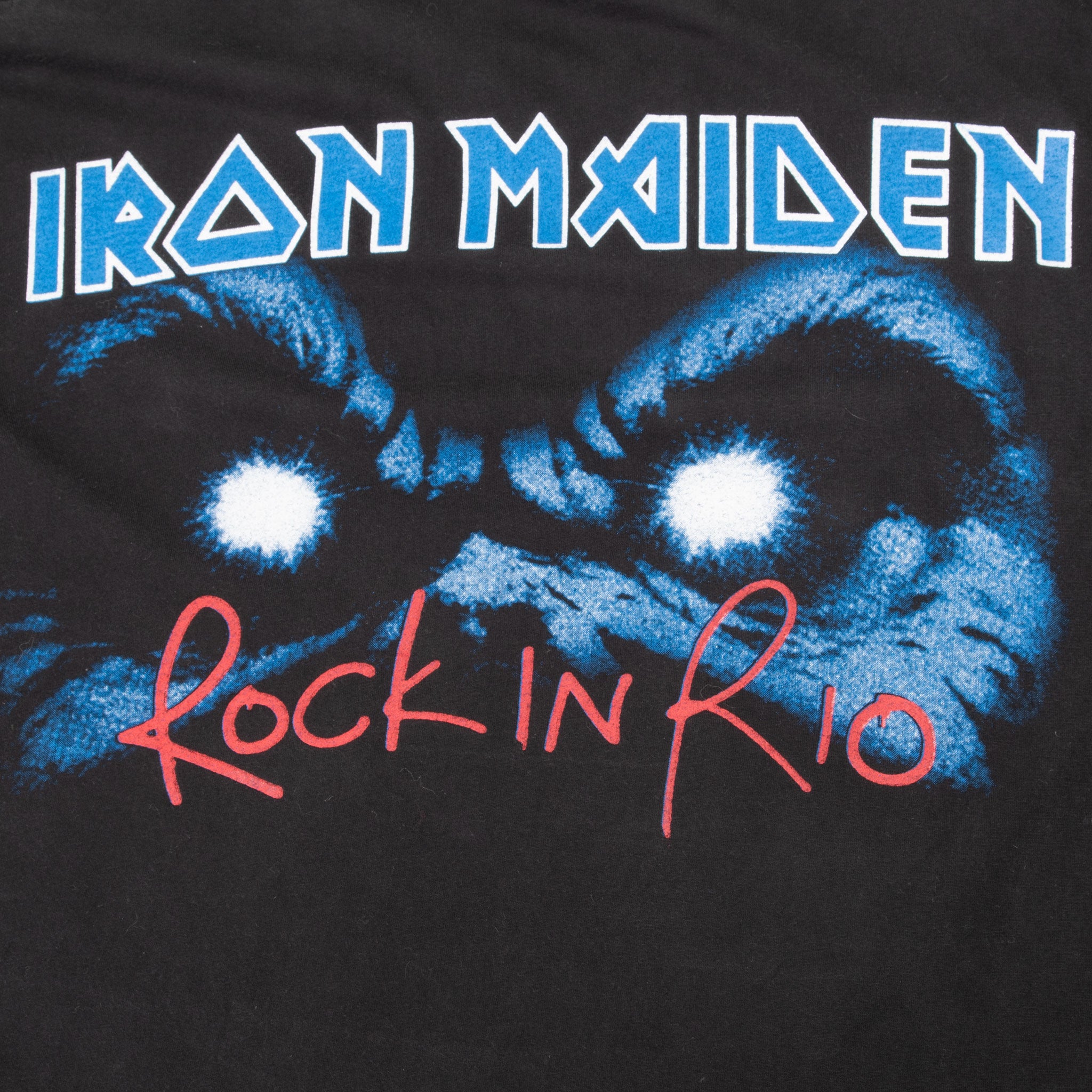 Vintage Iron Maiden Rock In Rio 2002 Tee Shirt Size Large