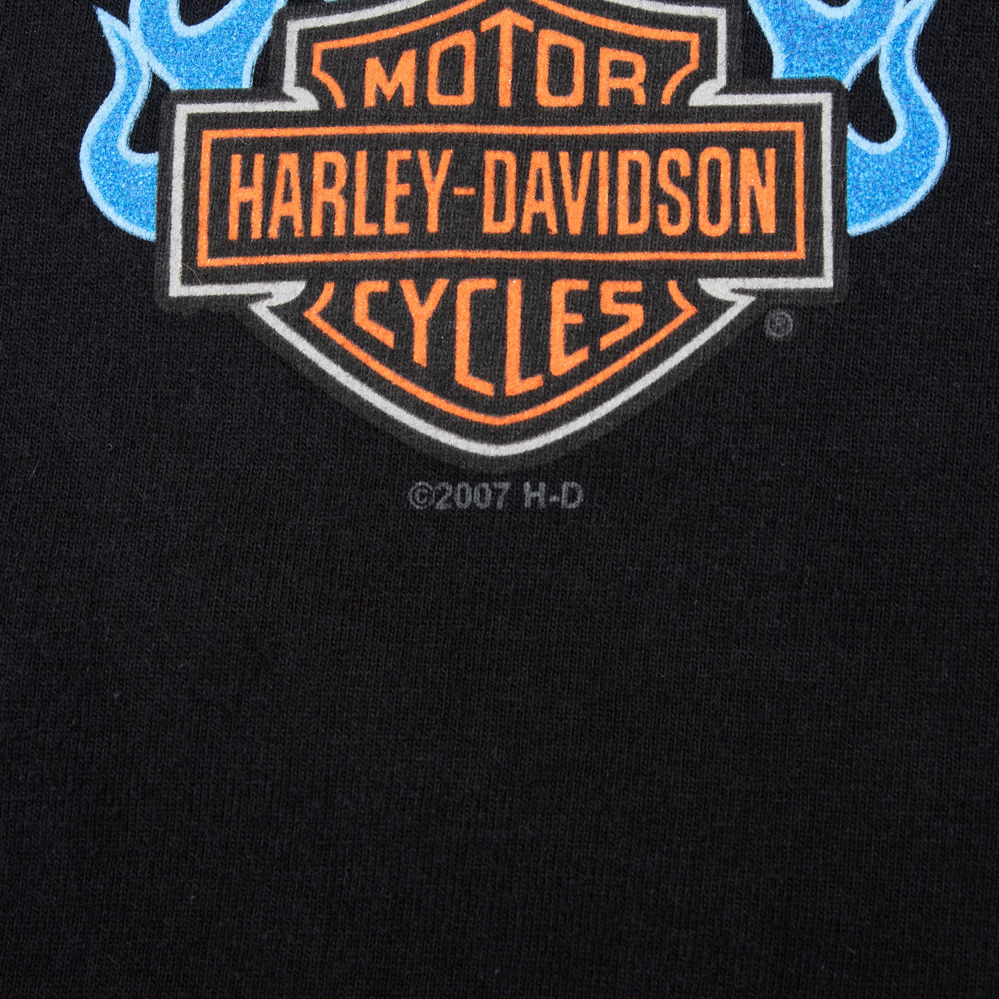 Vintage Harley Davidson Orlando Bike Week 2007 Long Sleeve Tee Shirt Size Large