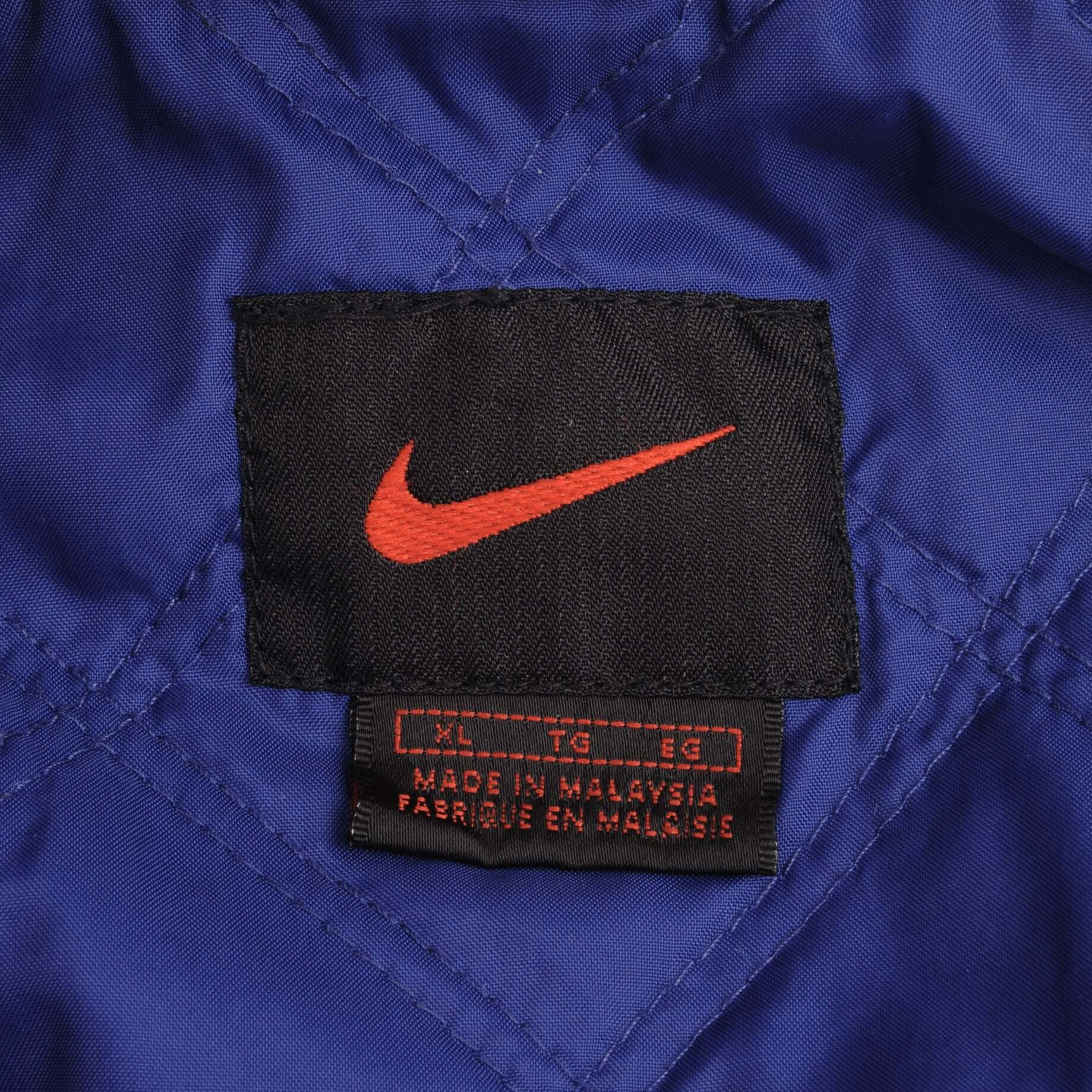 Vintage Nike Spellout Swoosh Windbreaker Jacket 1990S Size XL