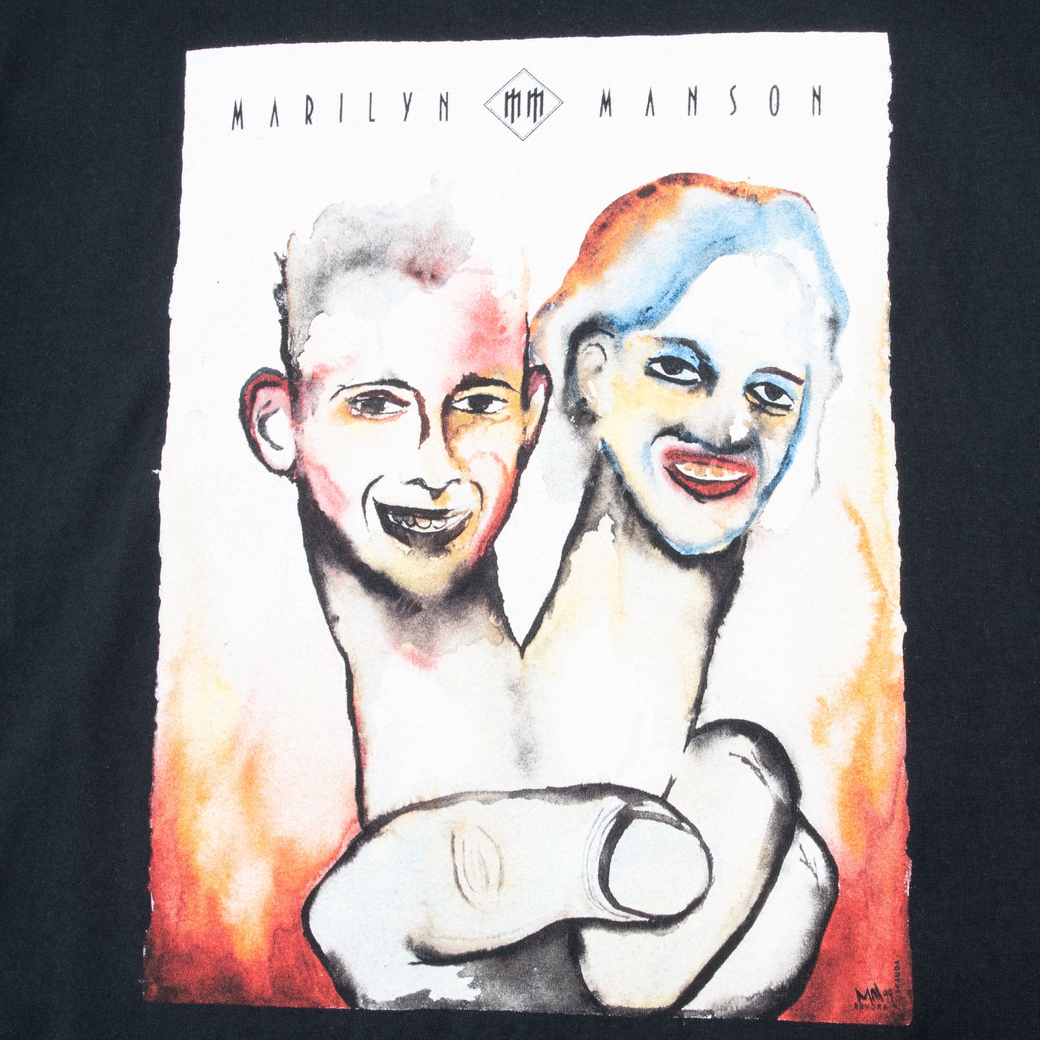 Vintage Marilyn Manson Against All Gods 2004 Tee Shirt Size XL