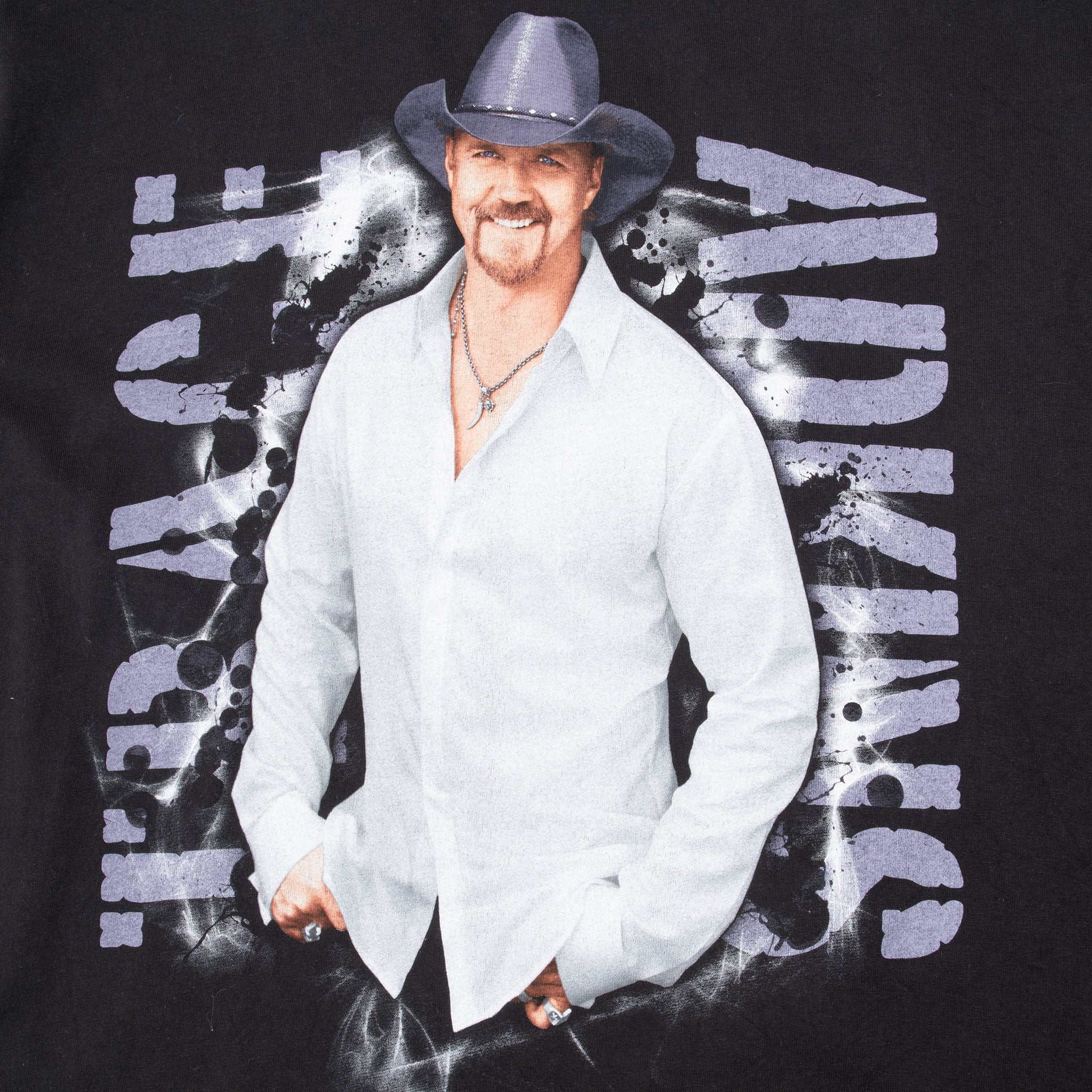 Vintage Trace Adkins Tour 2010 Tee Shirt Size Large Made In Usa