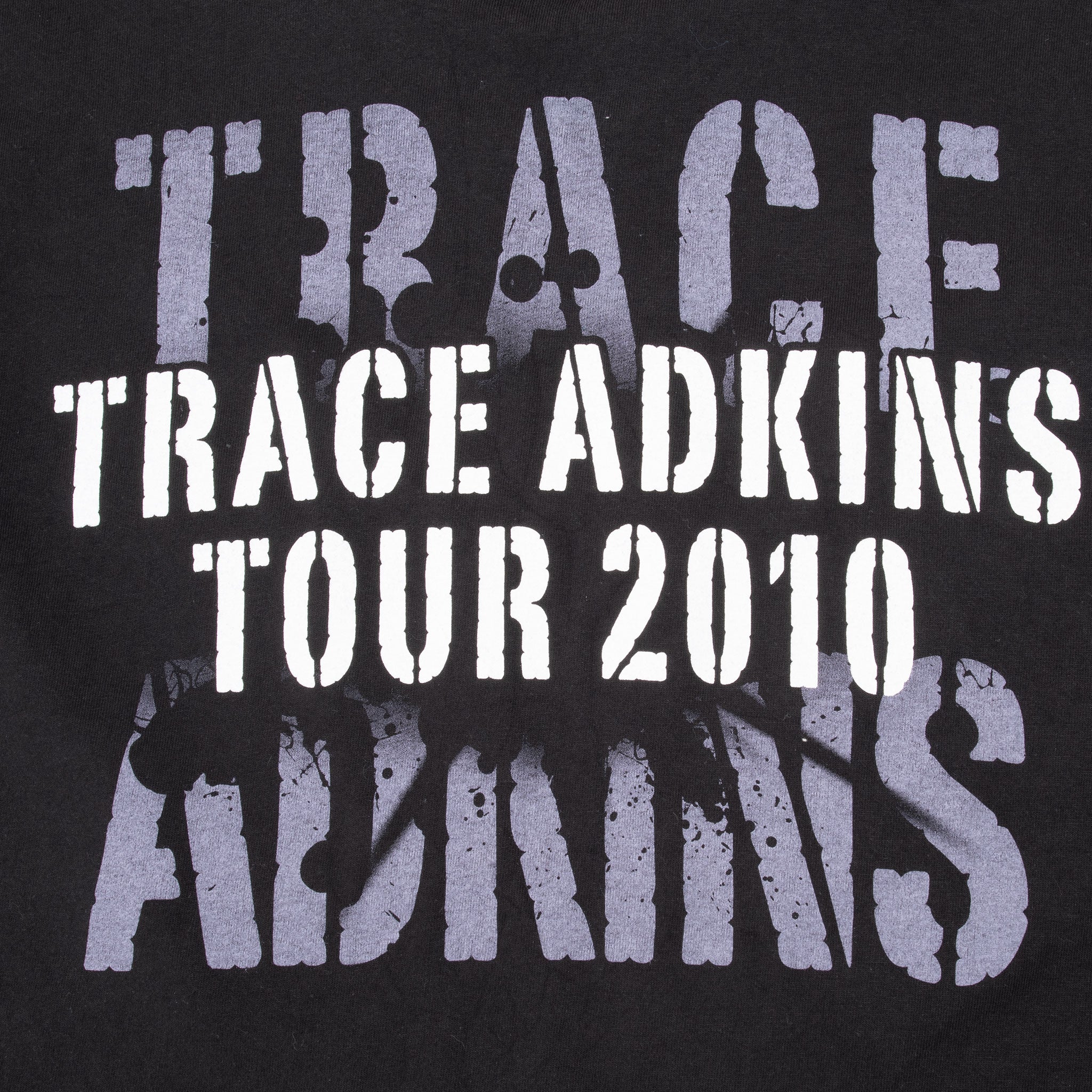 Vintage Trace Adkins Tour 2010 Tee Shirt Size Large Made In Usa