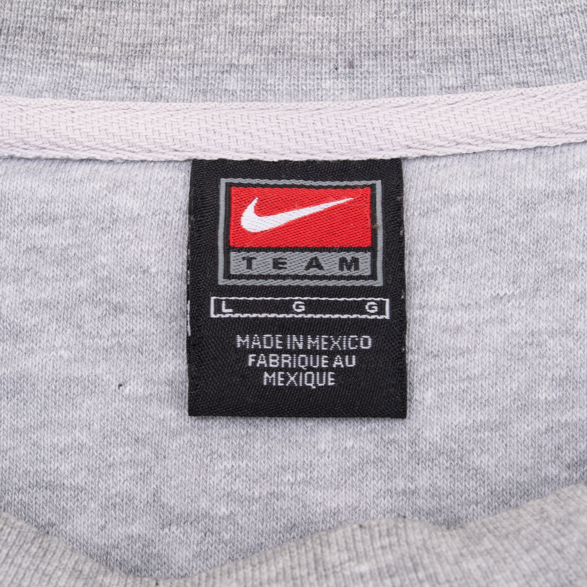 Vintage Nike Center Swoosh Afa Boxing Grey Sweatshirt 1990S Size Large