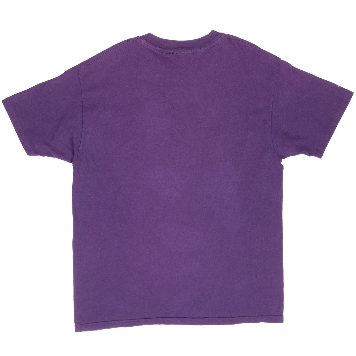 Full back of plain purple Honda Shadow short-sleeve T-shirt