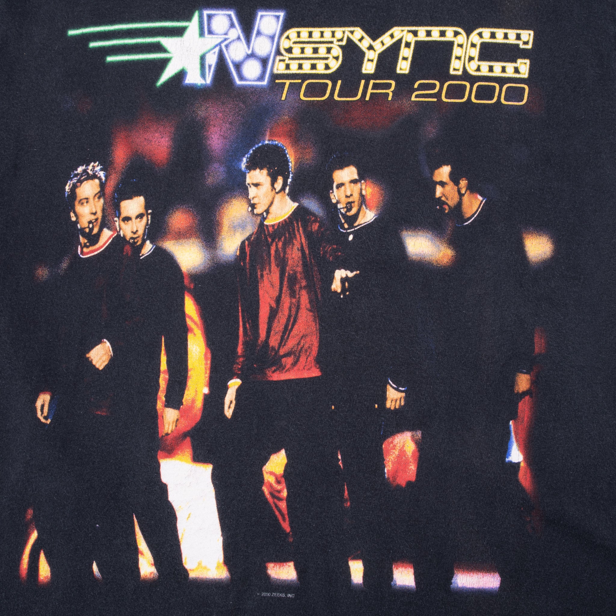 Vintage Nsync Tour 2000 Tee Shirt Size Medium