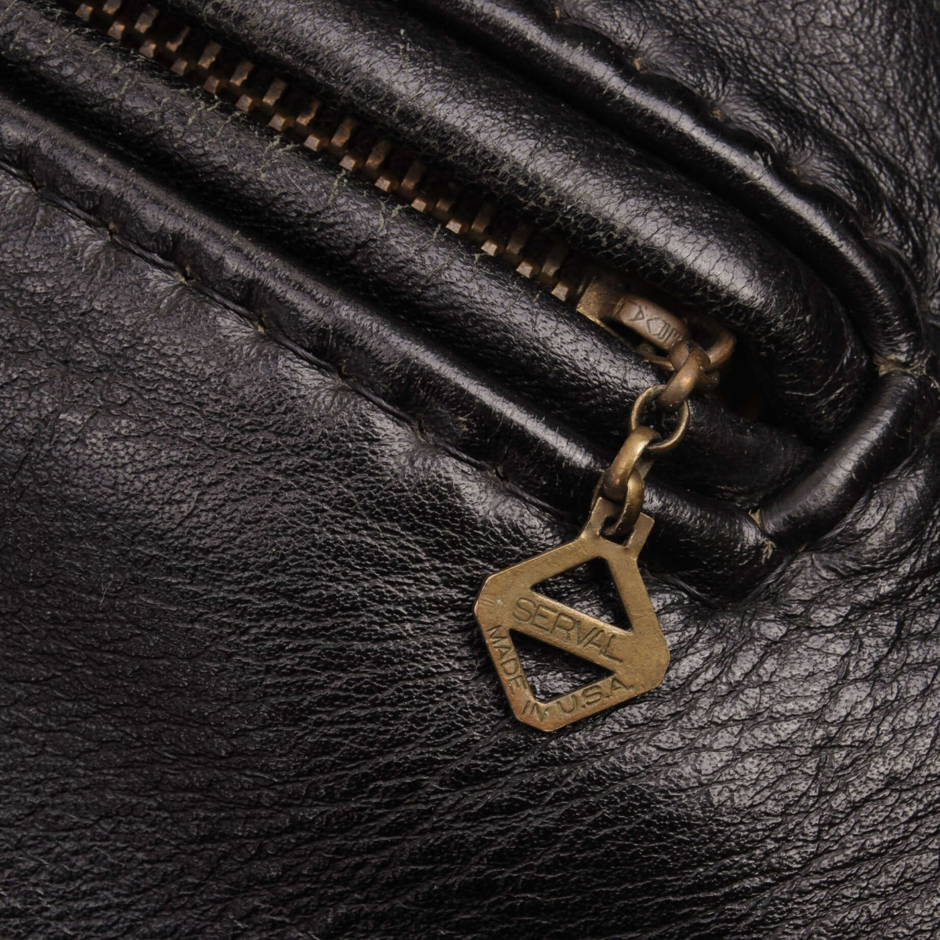 Vintage Bates California Cafe Racer Black Leather Jacket 1960S Size Medium