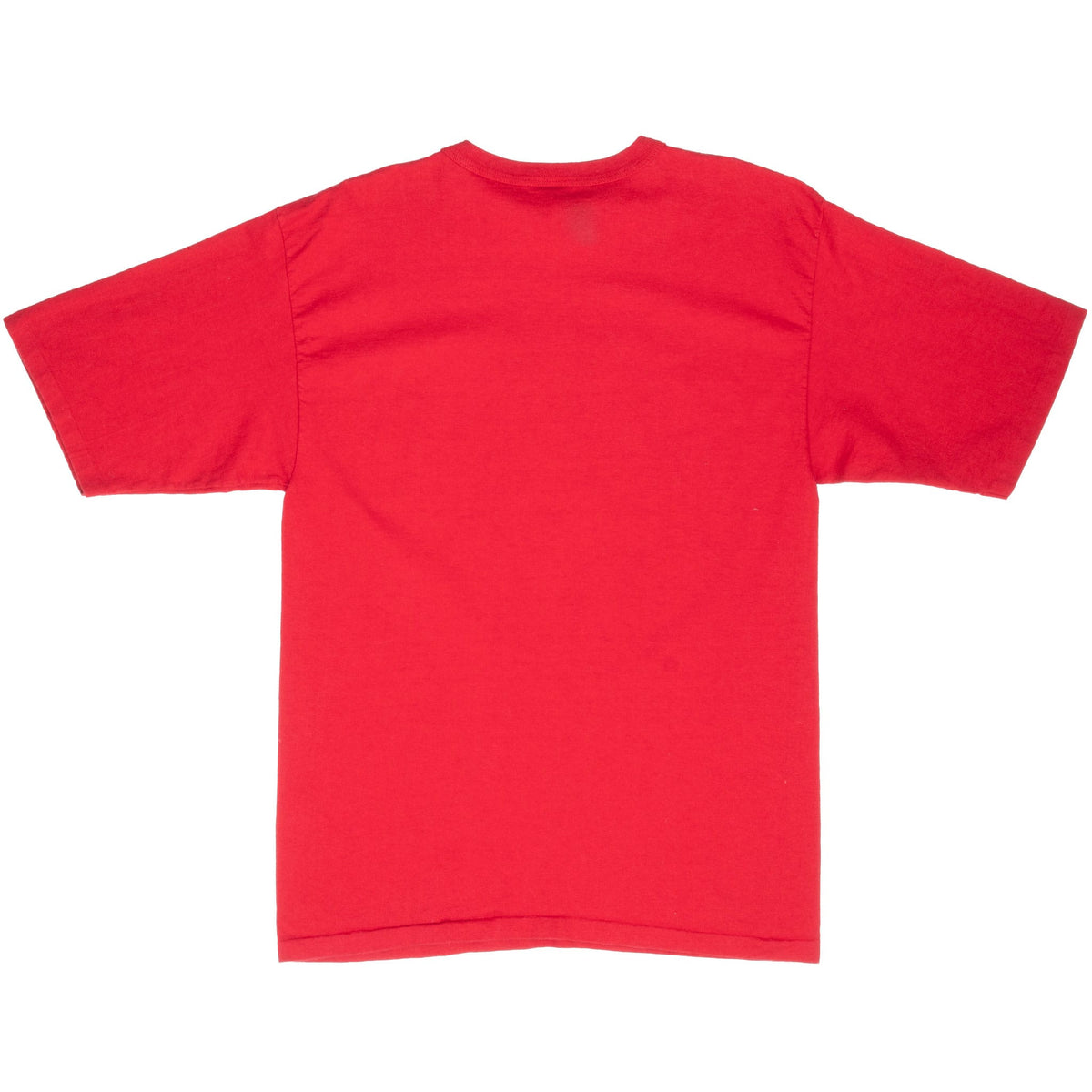 Plain back of red San Francisco 49ers short-sleeve T-shirt