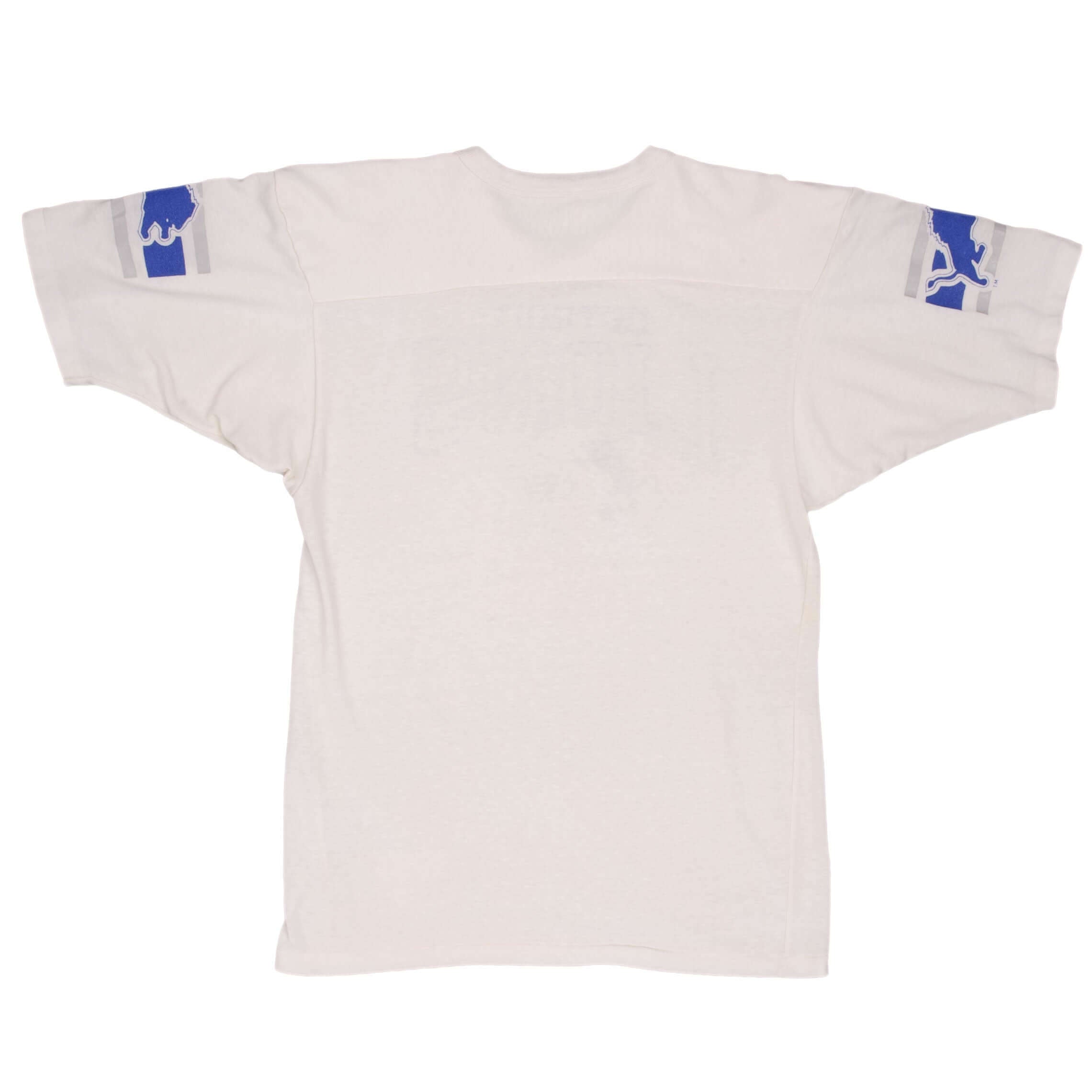 Vintage NFL Detroit Lions Champion Jersey 1980S Size Medium Made In USA With Single Stitch Sleeves
