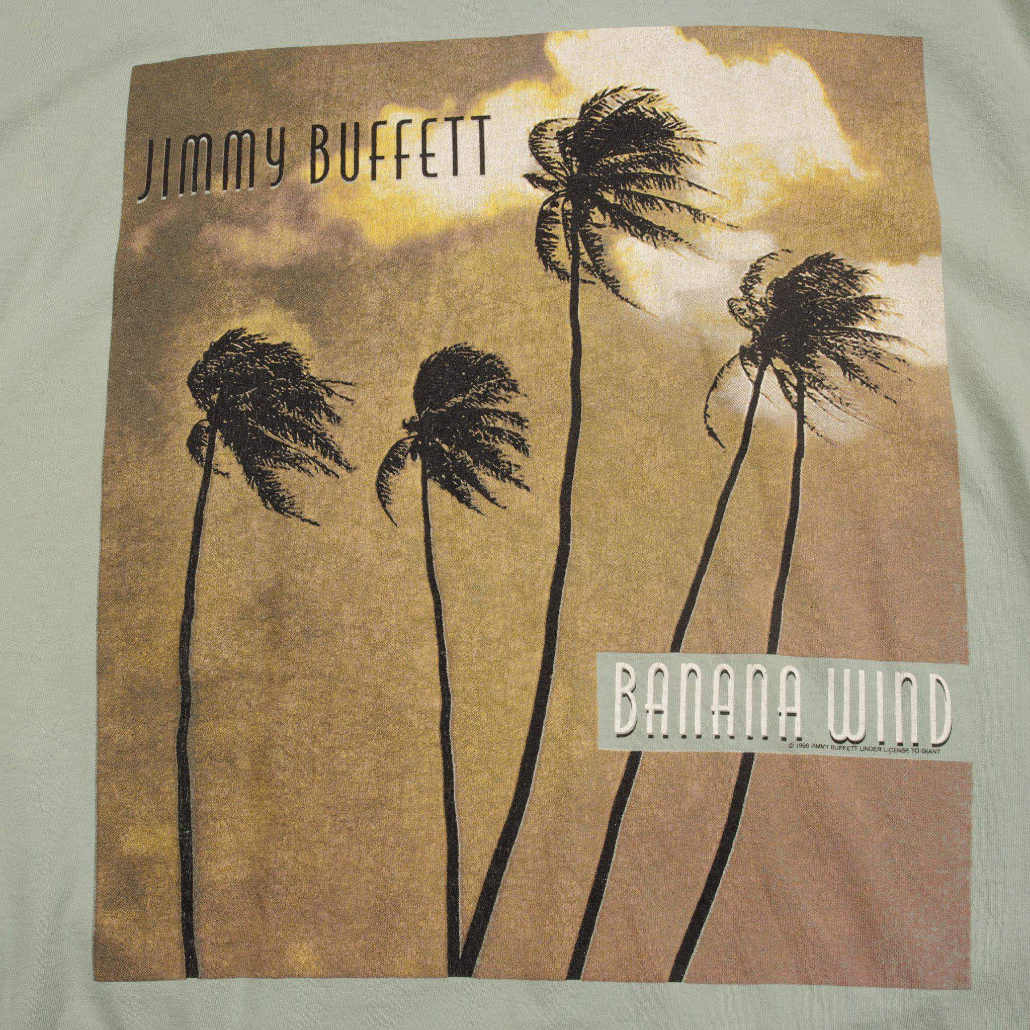 VINTAGE JIMMY BUFFET BANANA WIND TOUR TEE SHIRT 1996 SIZE XL