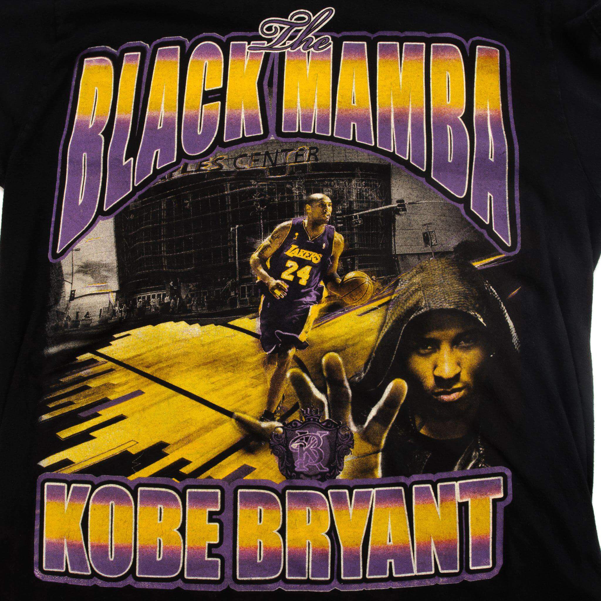 VINTAGE KOBE BRYANT THE BLACK MAMBA TEE SHIRT SIZE MEDIUM