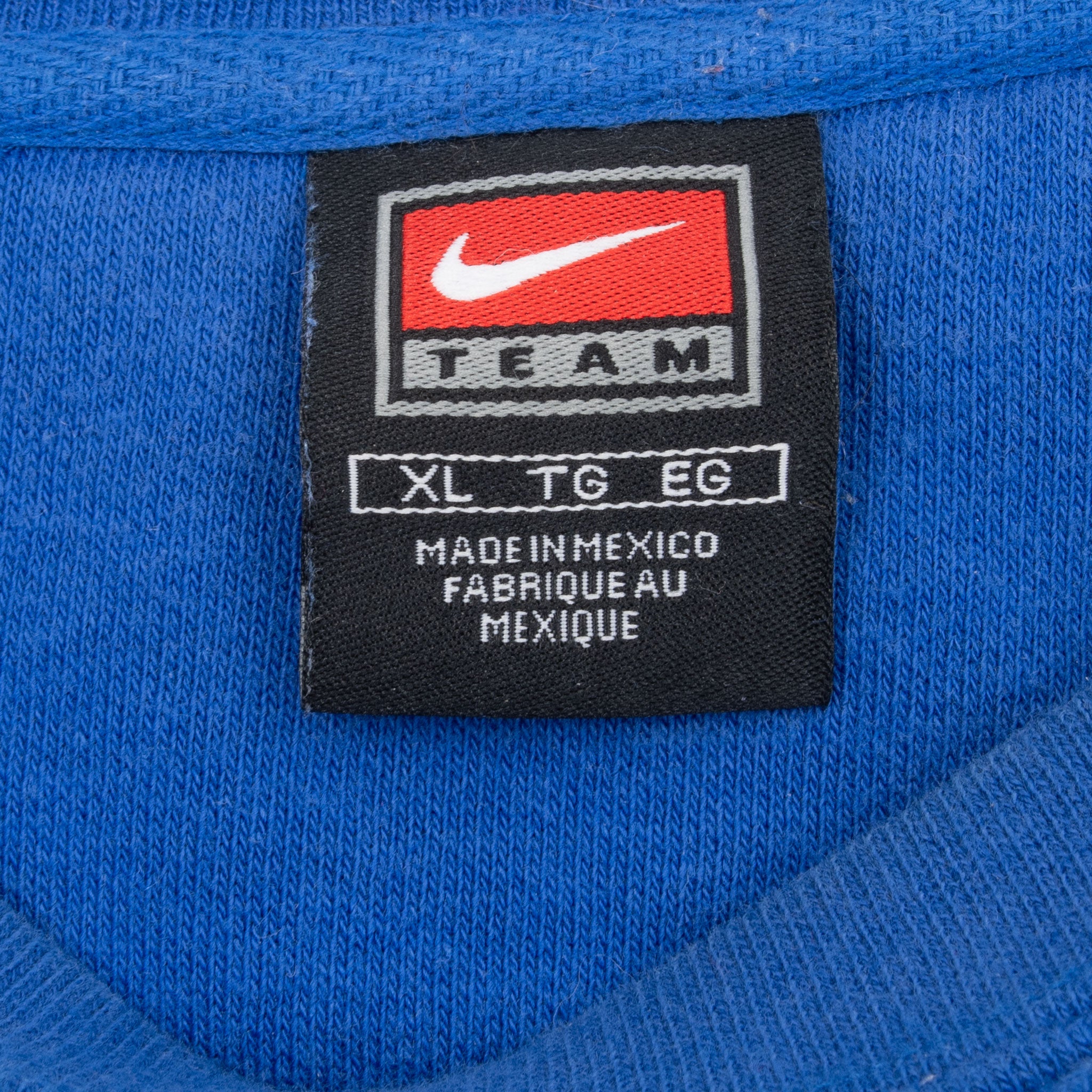 Vintage Nike Boise State Center Swoosh Blue Sweatshirt 1990S Size XL