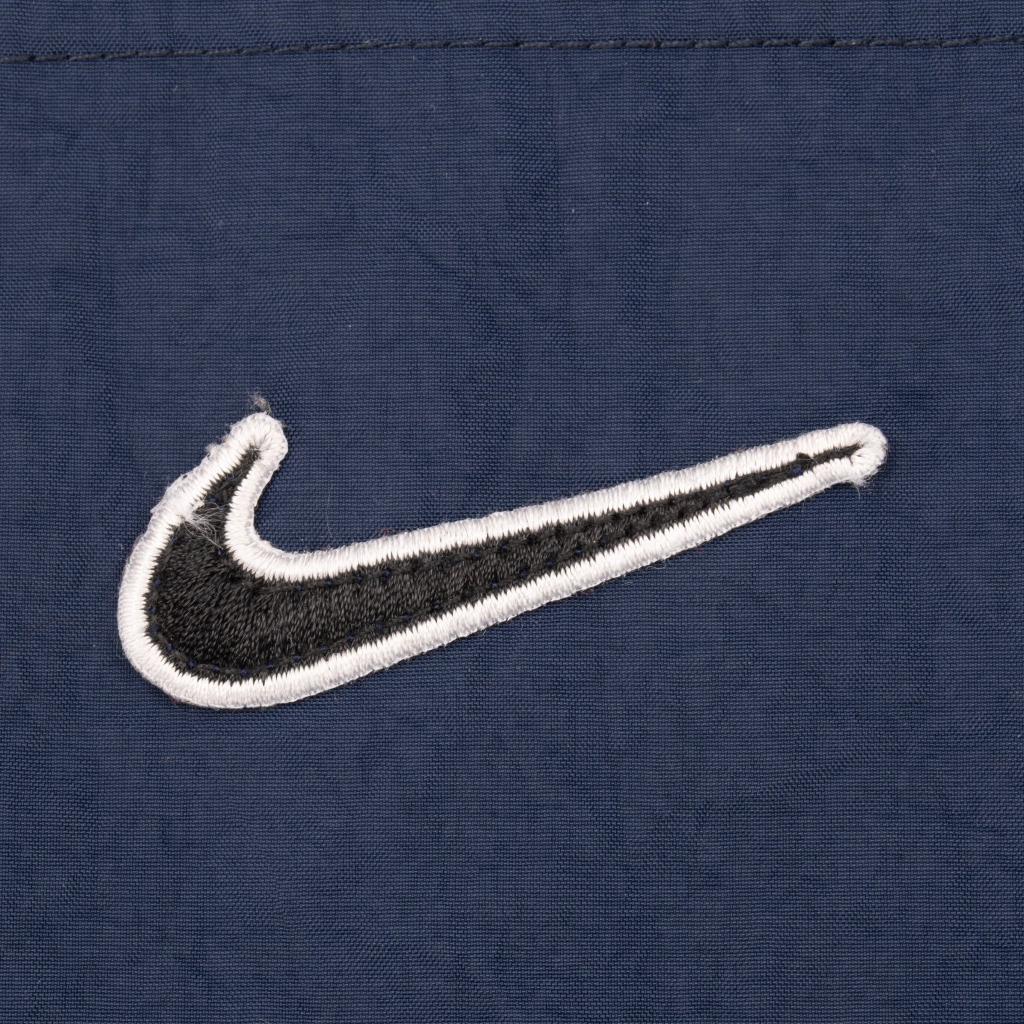 Vintage Nike Center Swoosh Blue Pullover Windbreaker Jacket 1990S Size 2XL