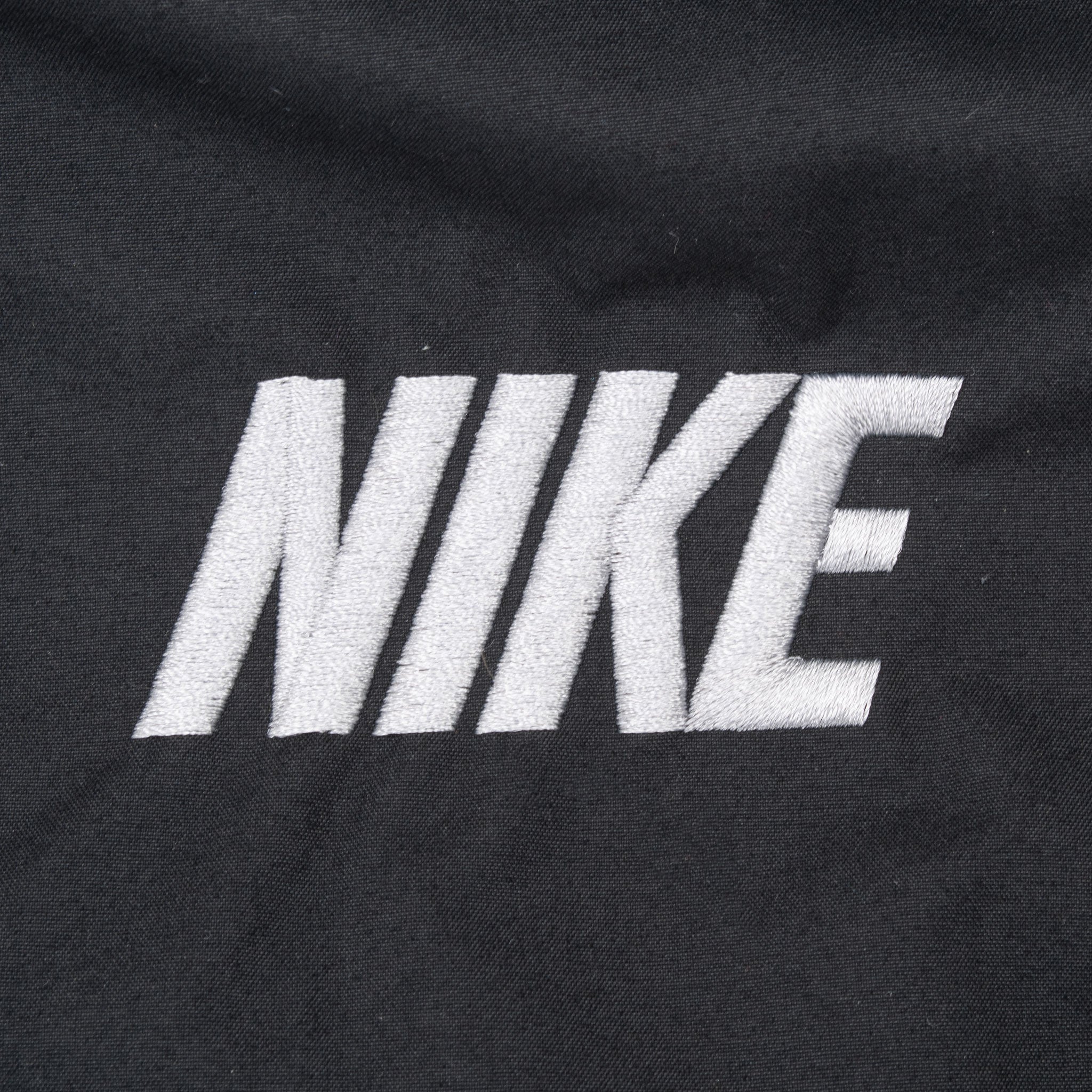 Vintage Nike Classic Black Windbreaker Track Jacket 2000S Size XL