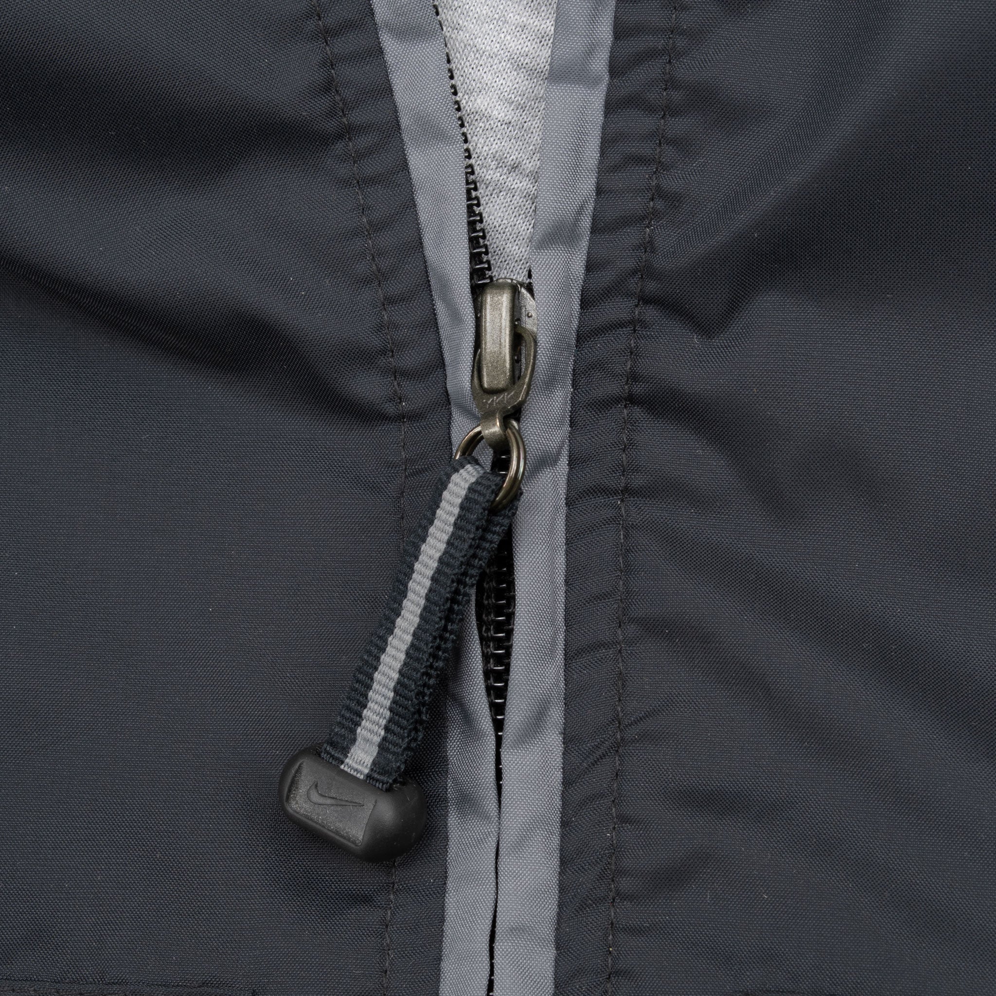 Vintage Nike Classic Black And Grey Windbreaker Jacket 2000S Size XL