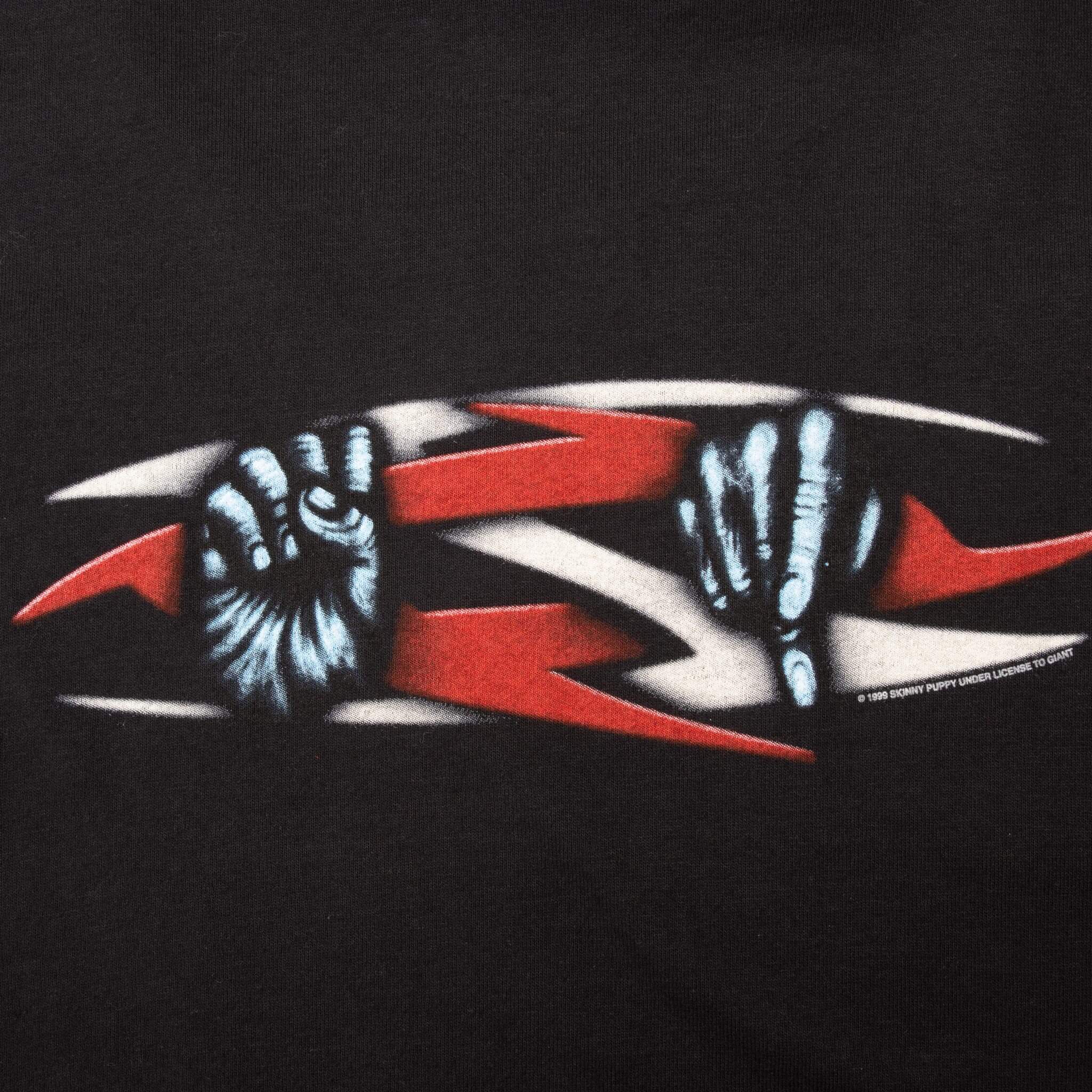 Vintage Skinny Puppy 1999 Tee Shirt Size XL Deadstock