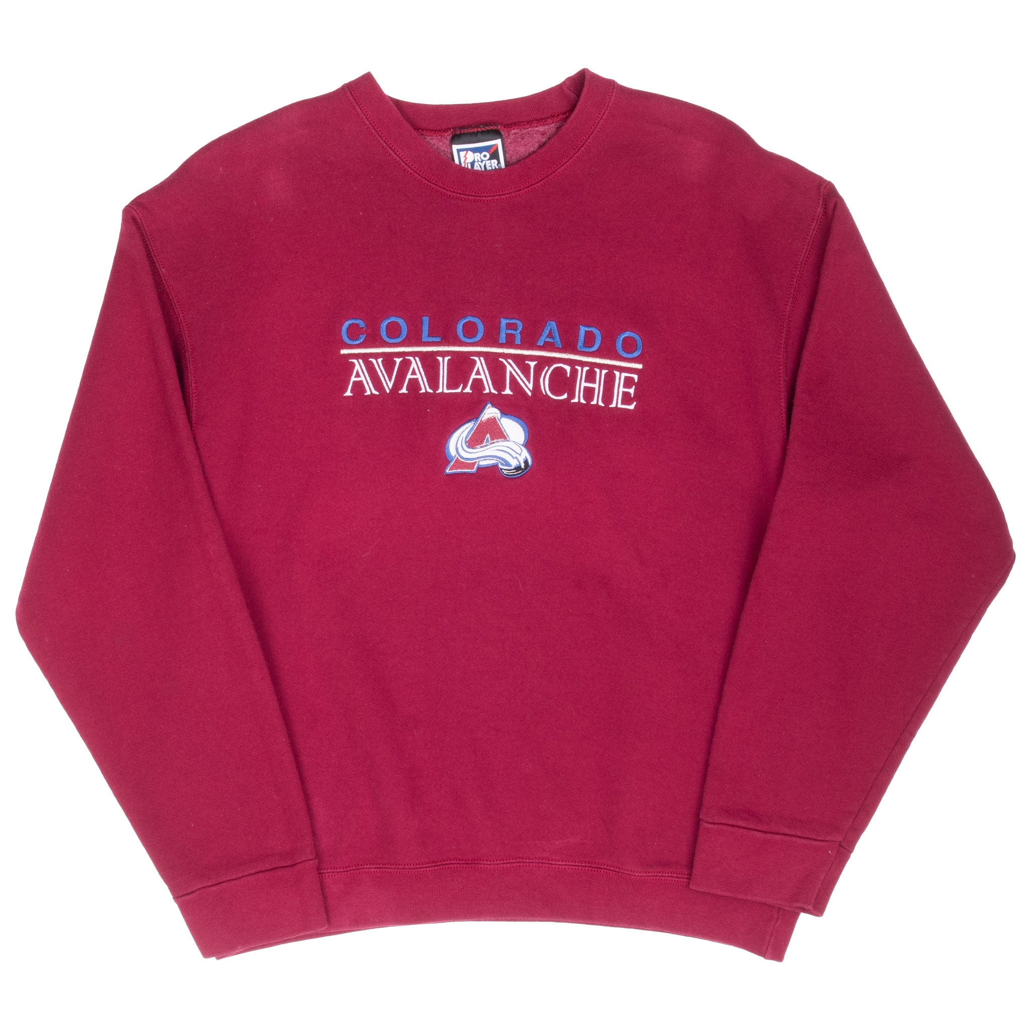 Vintage Nhl Colorado Avalanche Embroidered Sweatshirt 1990S Size Large