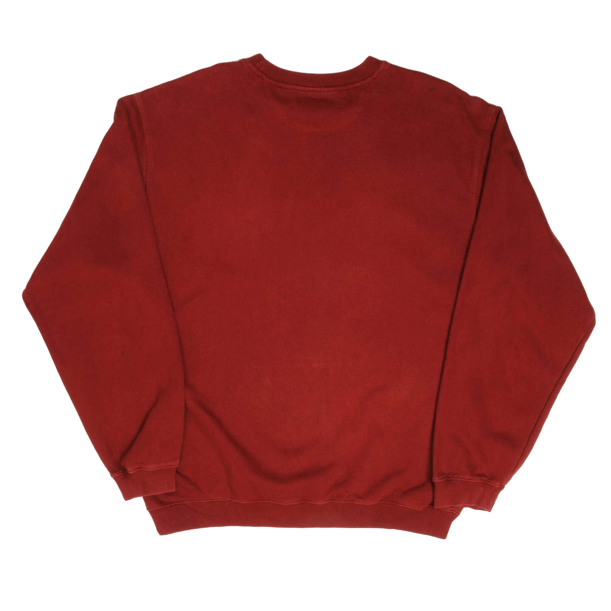 Vintage Red Nike Small Swoosh Sweatshirt 2000S Size Large