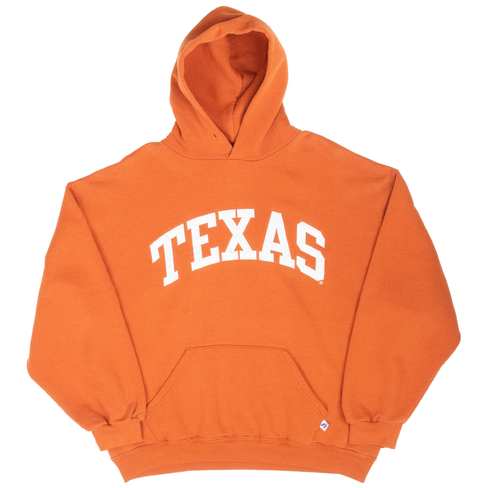 Vintage Ncaa Texas Longhornes Russell Hoodie Sweatshirt 2000S Size Large