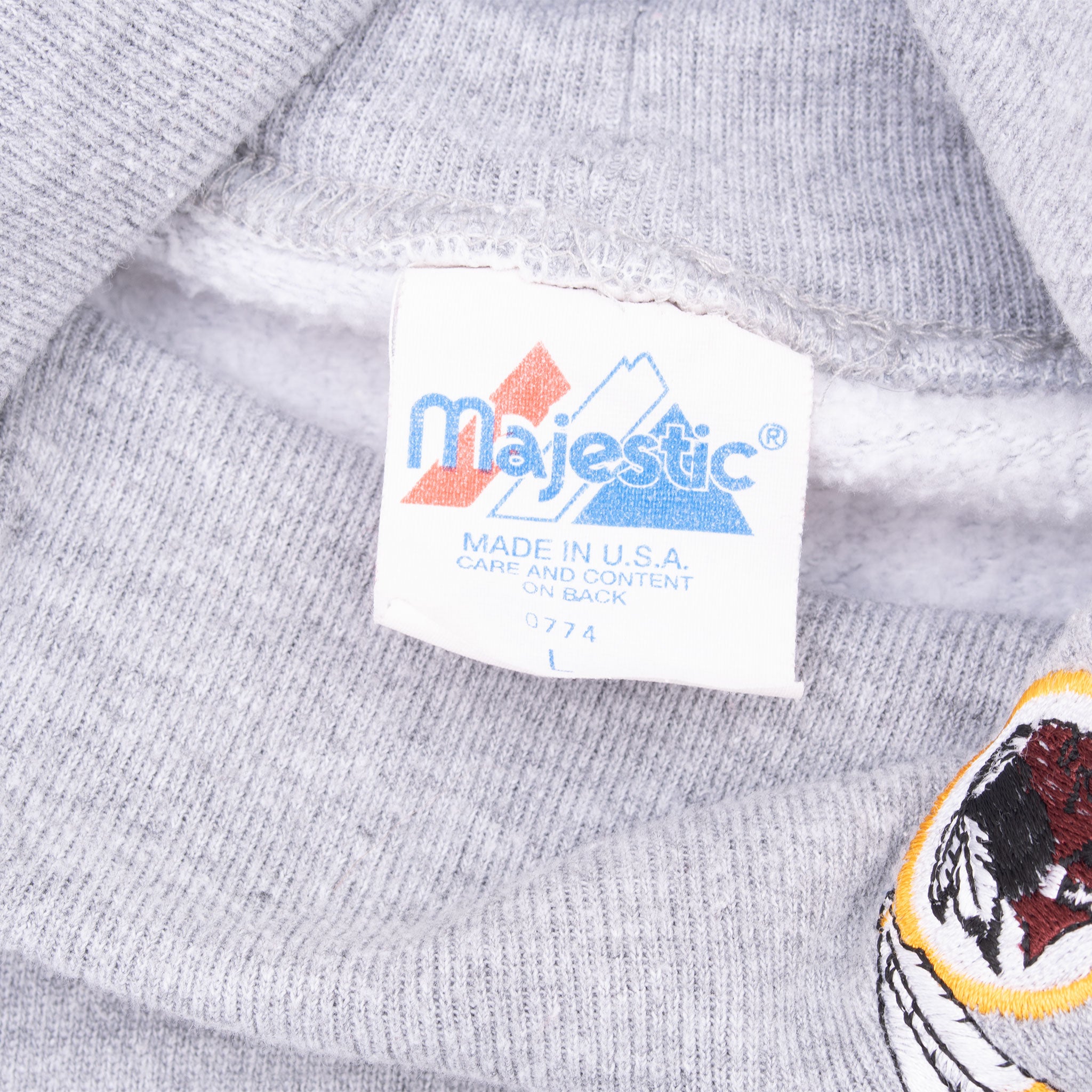 Vintage Nfl Washington Redskins Turlte Neck Sweatshirt 1990S Size Large Made Usa