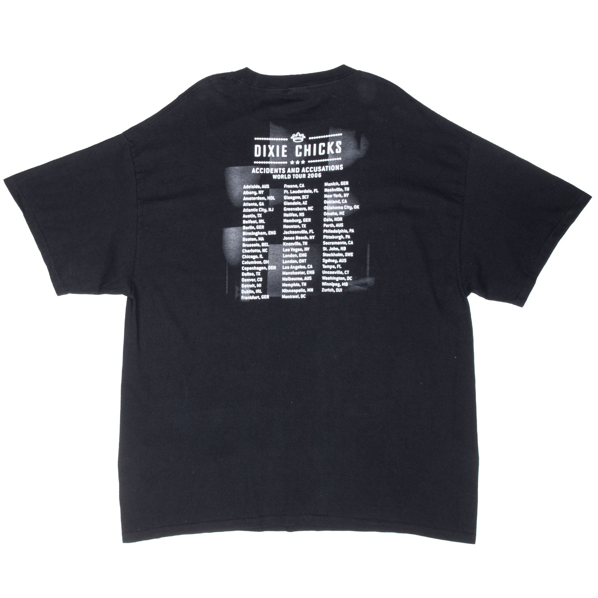 Vintage Dcx Dixie Chicks 2006 Tee Shirt Made in USA Size 2XL