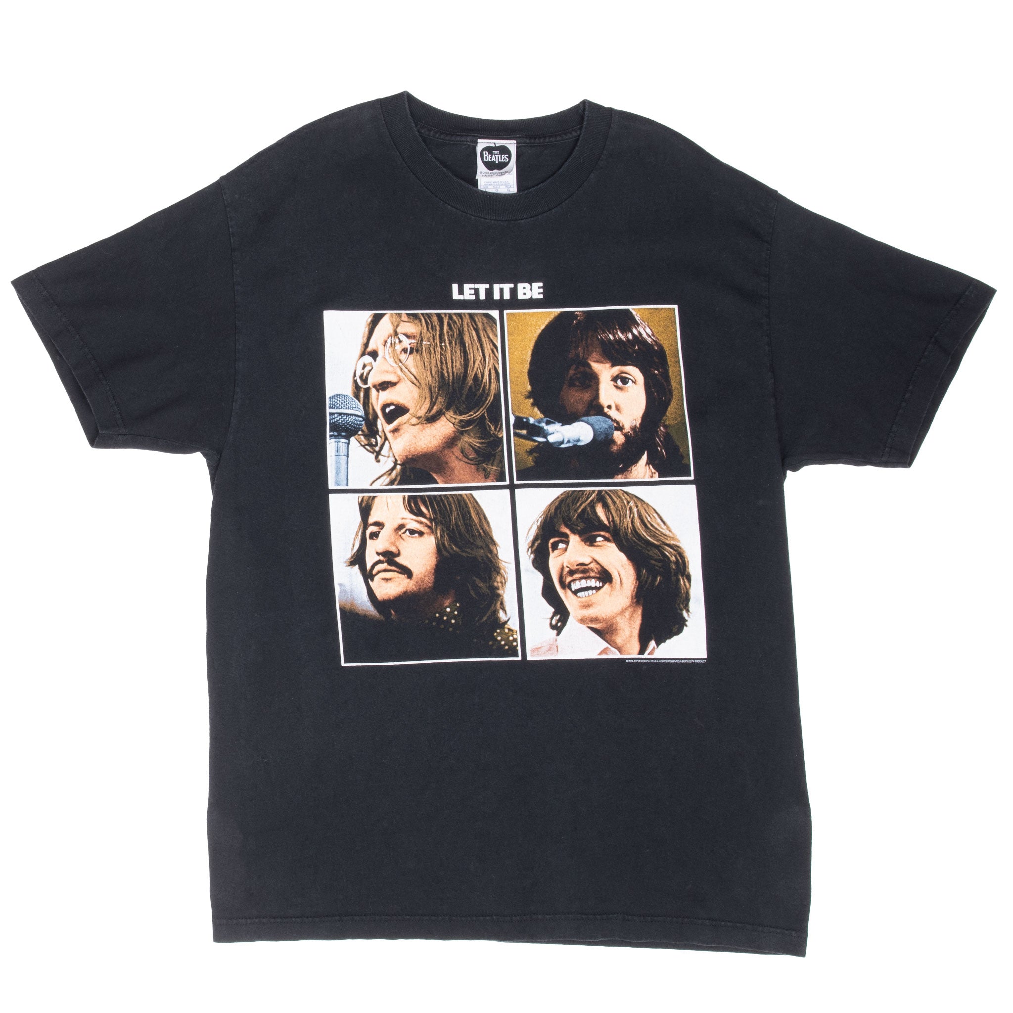 Vintage The Beatles Let It Be 2005 Tee Shirt Size Large
