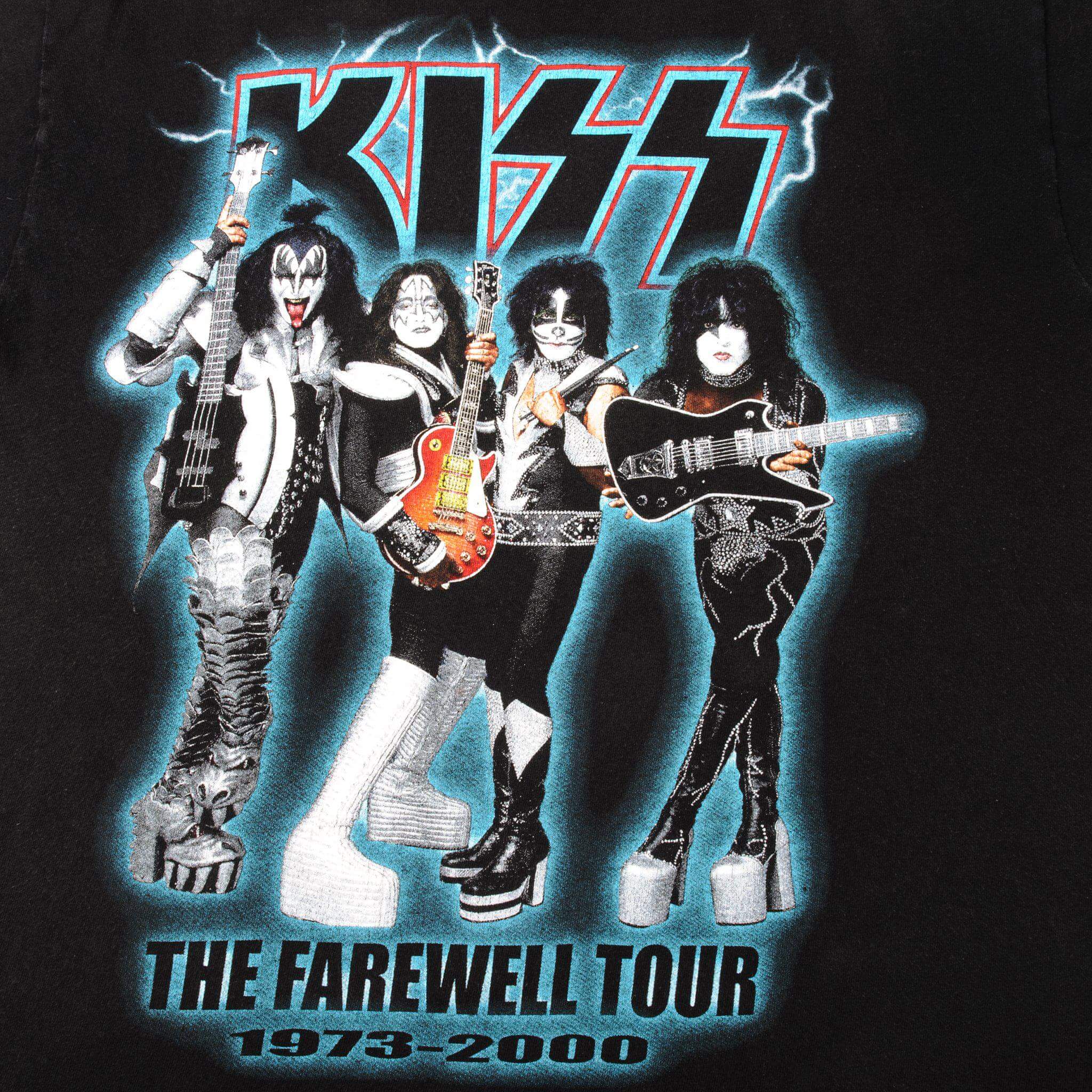 VINTAGE KISS THE FAREWELL TOUR TEE SHIRT 2000 SIZE LARGE