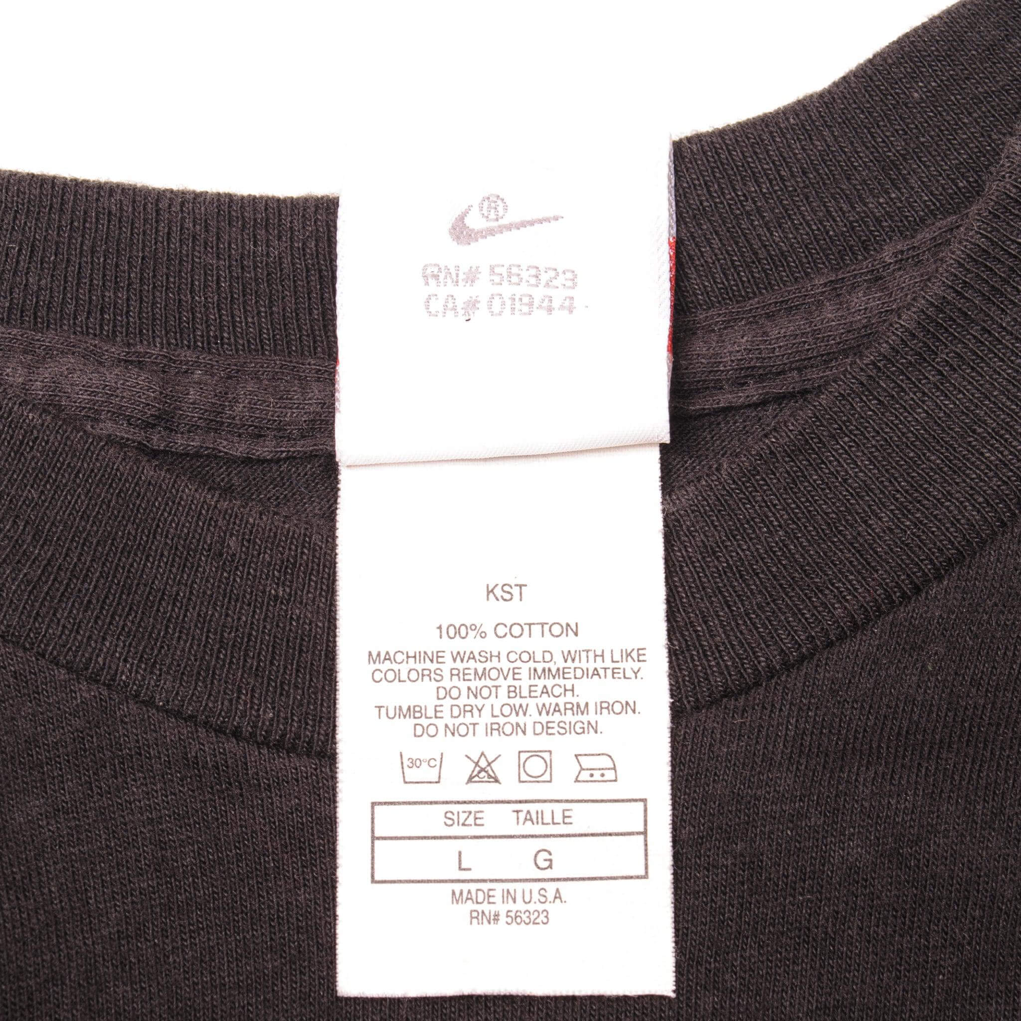 VINTAGE NIKE TEE SHIRT 1990's SIZE LARGE MADE IN USA