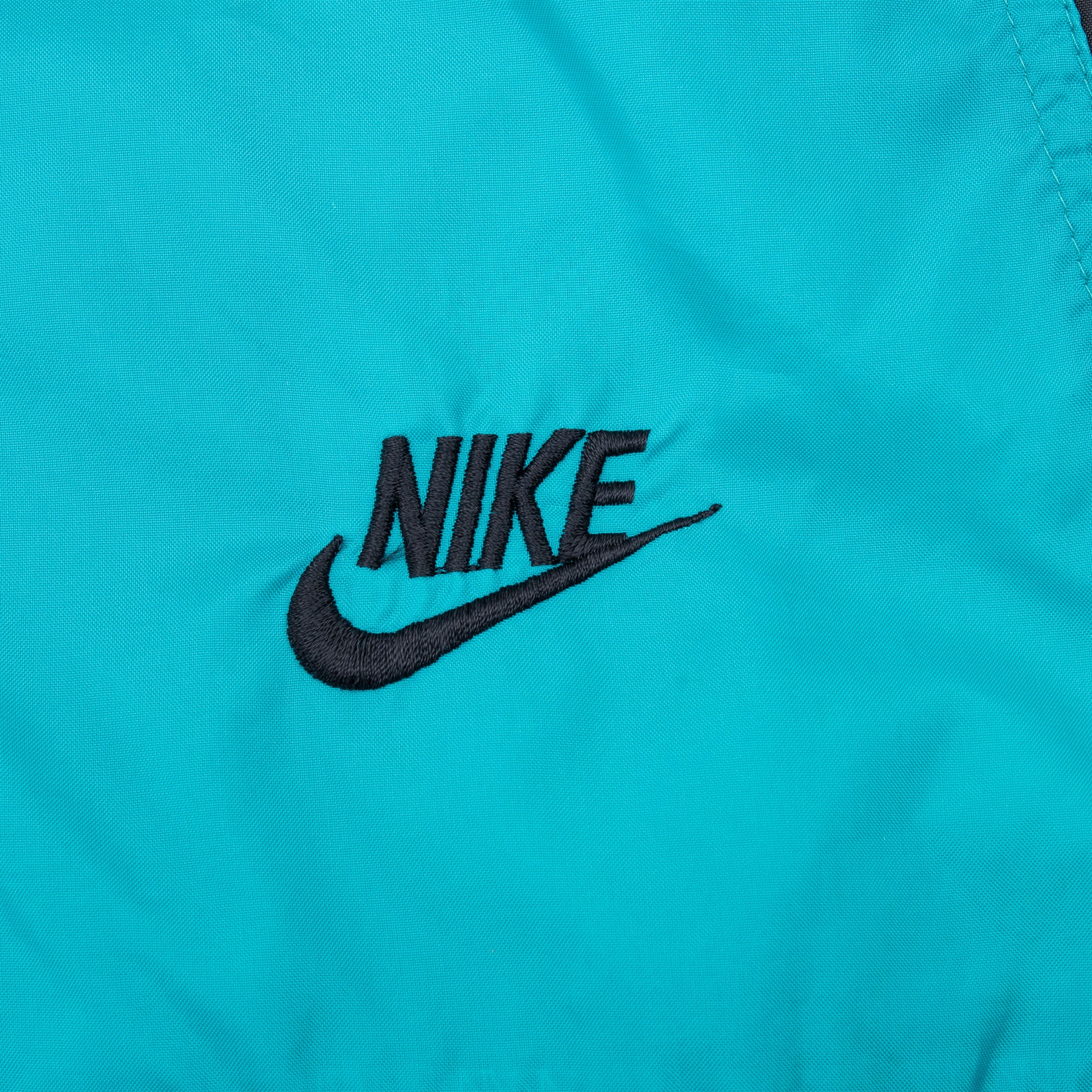 Vintage Nike Teal Pullover Windbreaker Jacket Late 1980S Size Large