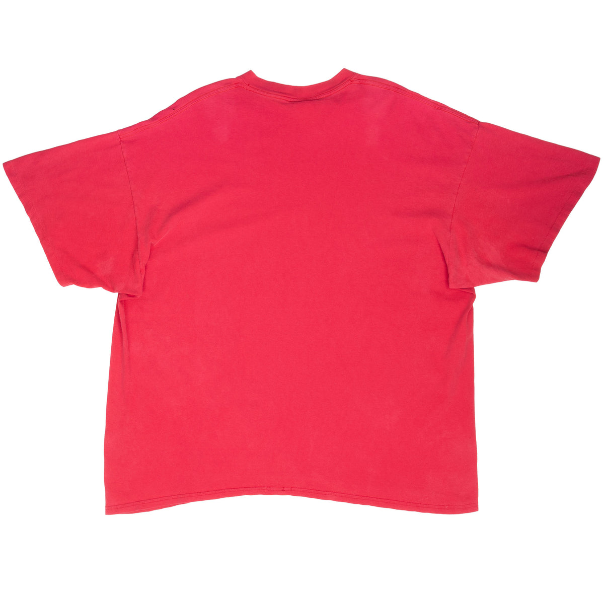 Plain back of red Nike short-sleeve T-shirt
