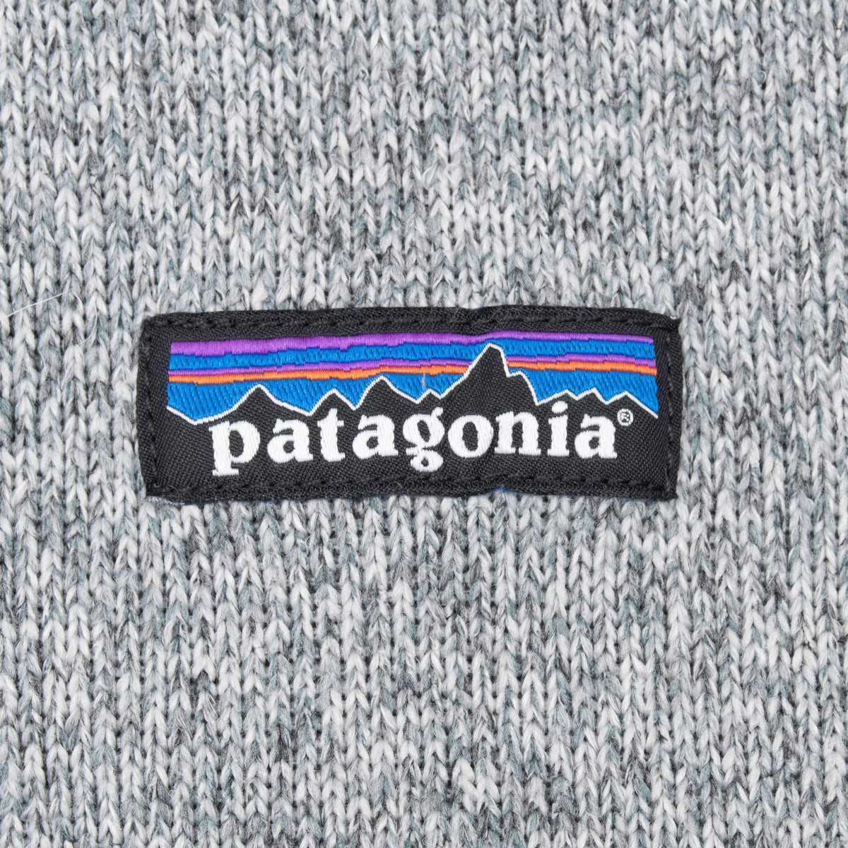 Patagonia logo patch on grey Better Sweater knit fleece