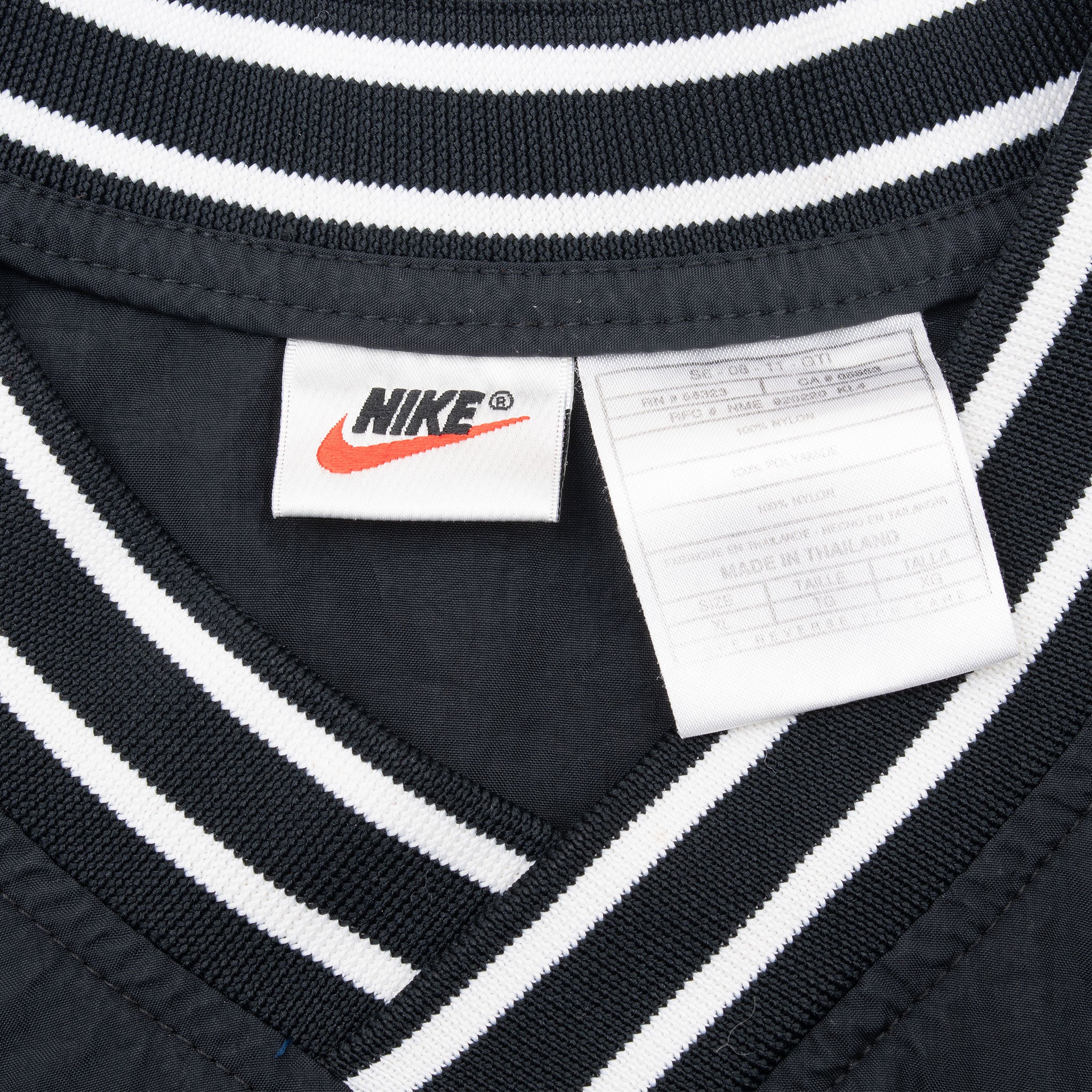 Vintage Nike Black Pullover Windbreaker Jacket 1990S Size XL