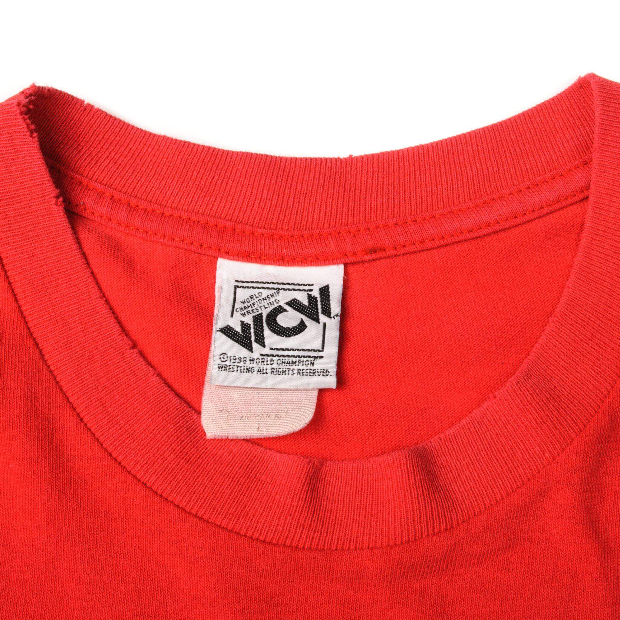 VINTAGE WRESTLING WCW NWO HALL and NASH TEE SHIRT 1998 SIZE LARGE