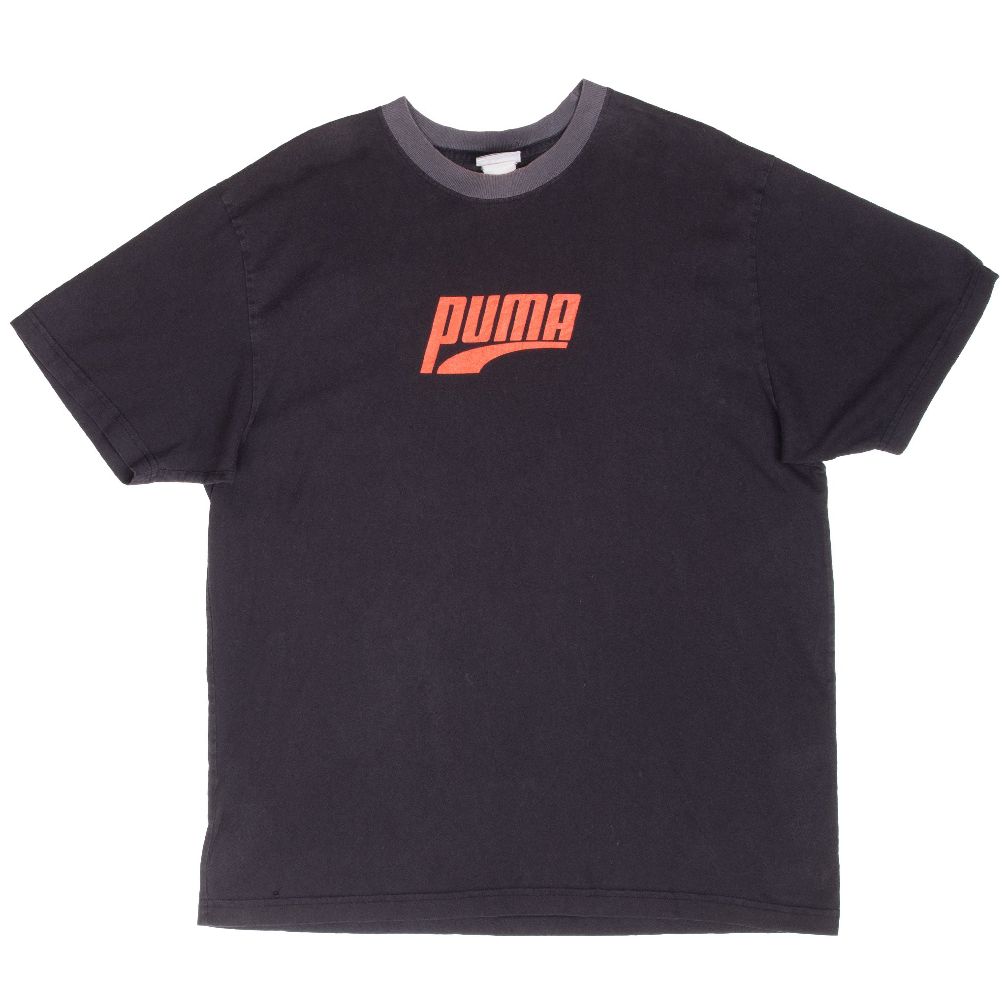 Vintage Puma Black 1990S Tee Shirt Size XL