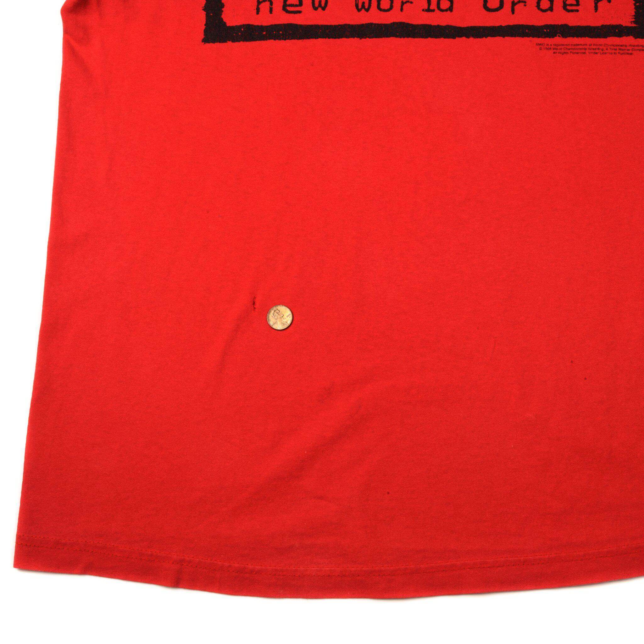 VINTAGE WRESTLING WCW NWO HALL and NASH TEE SHIRT 1998 SIZE LARGE